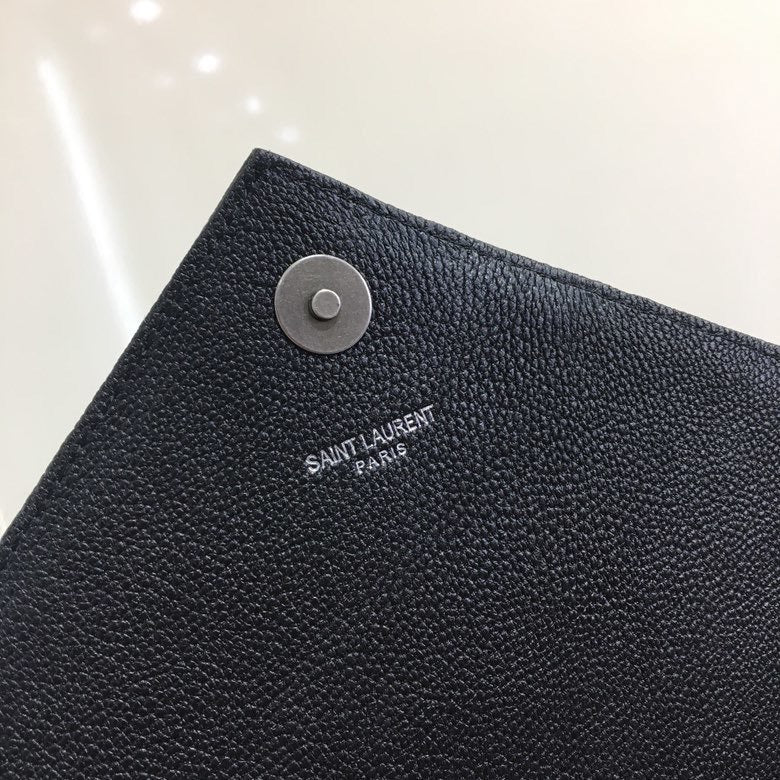 [TOP] Yves Saint Laurent YSL College Large Top Handle Bag - Black