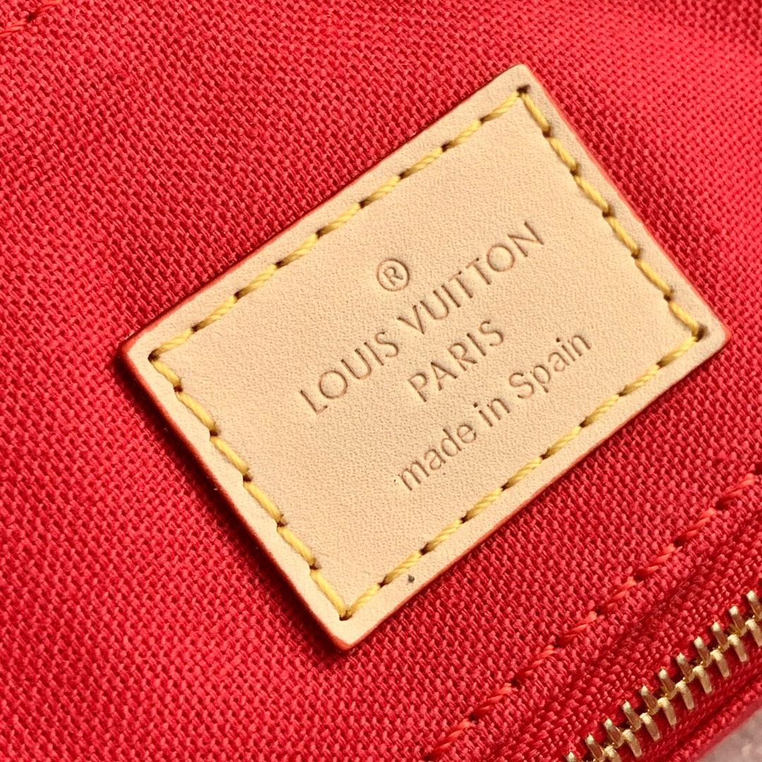 [TOP] Louis Vuitton LV L*V Grand Palais Monogram Bag  34 x 24 x 15 cm-Brown