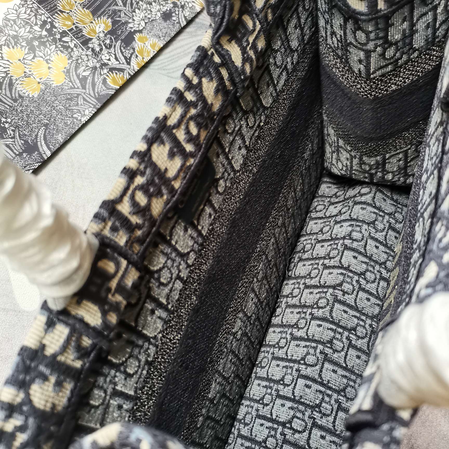 [TOP] Christian Dior Book Tote Bag Medium 36cm - Blue