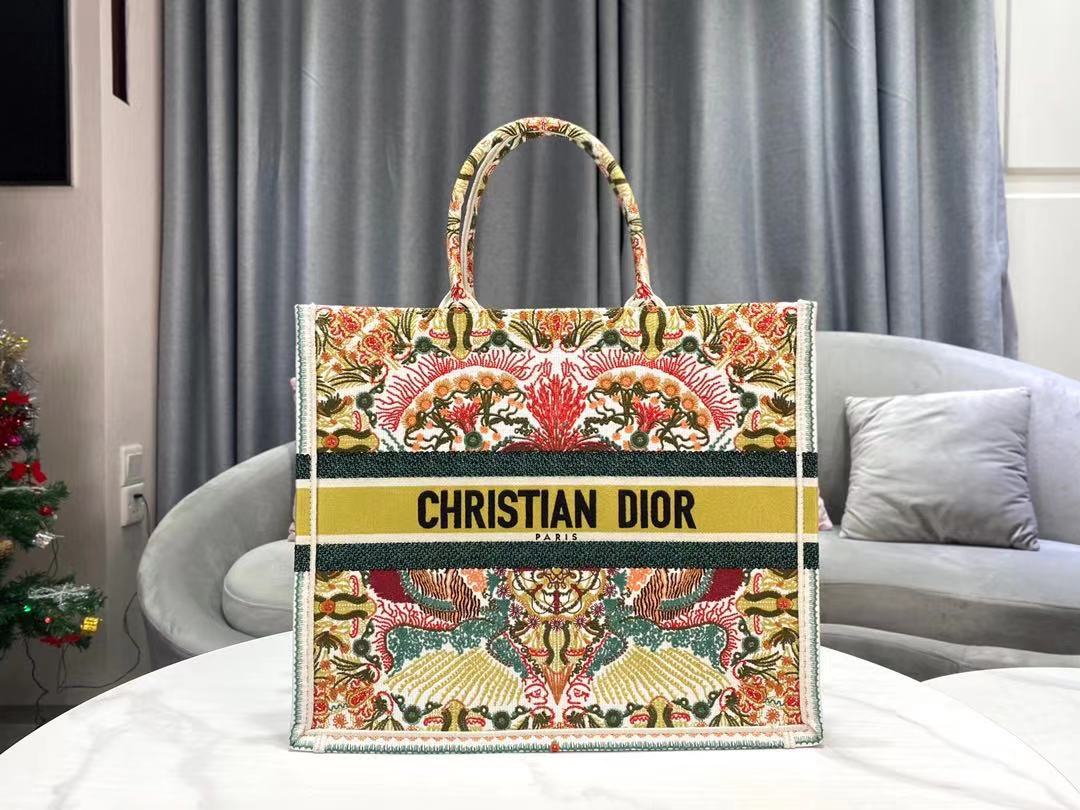 [TOP] Christian Dior Book Tote Bag Large 41.5cm - Multicolored