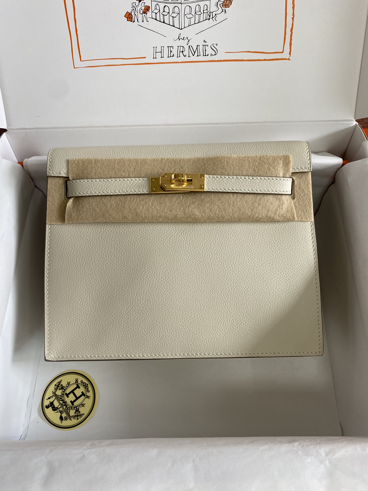 [Top] HERMES Kelly danse II  Calfskin 22cm - 20 Colors