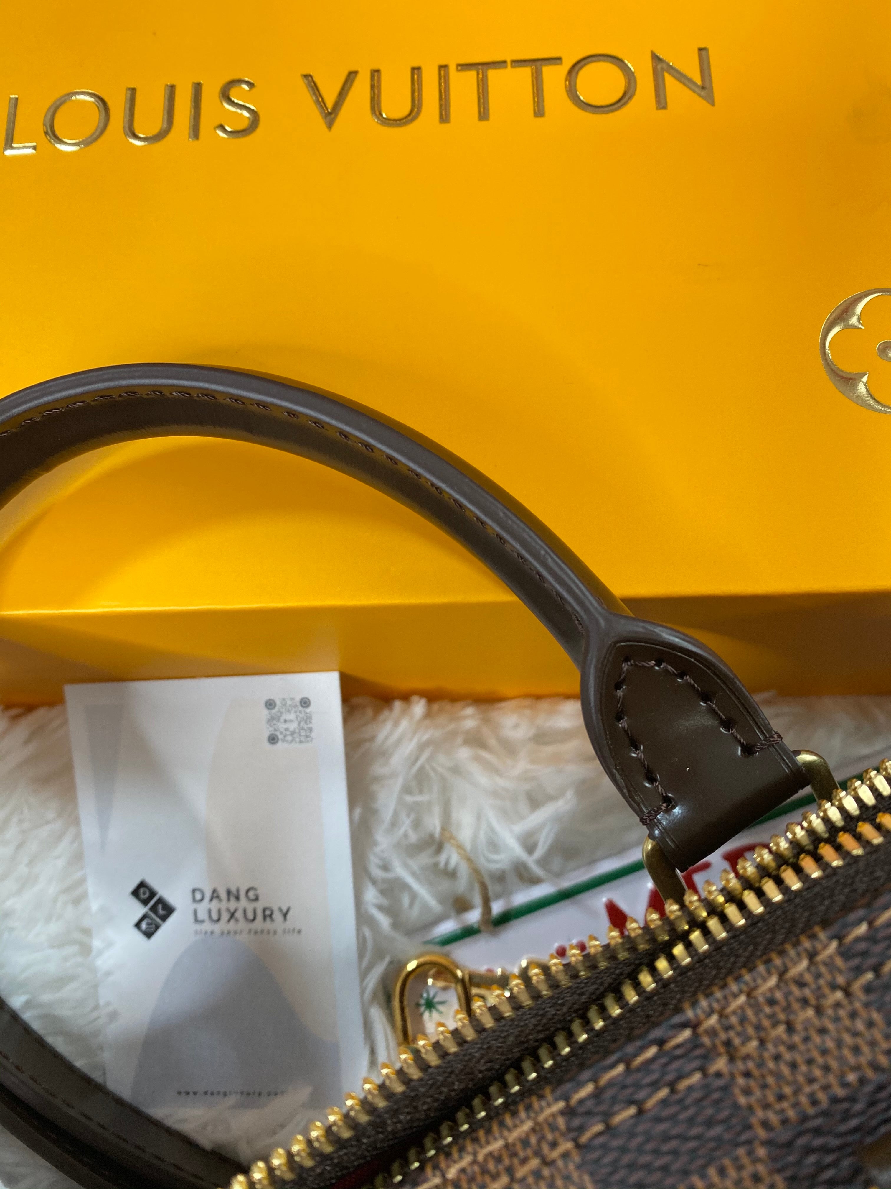 [TOP] Louis Vuitton LV  Speedy 30 Bag 30x21x17cm - Damier Ebene