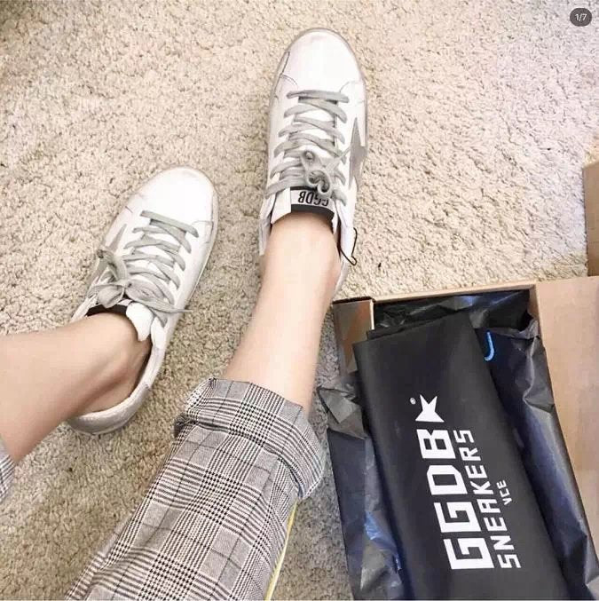 [TOP] GGDB Sneakers - Silver Gray