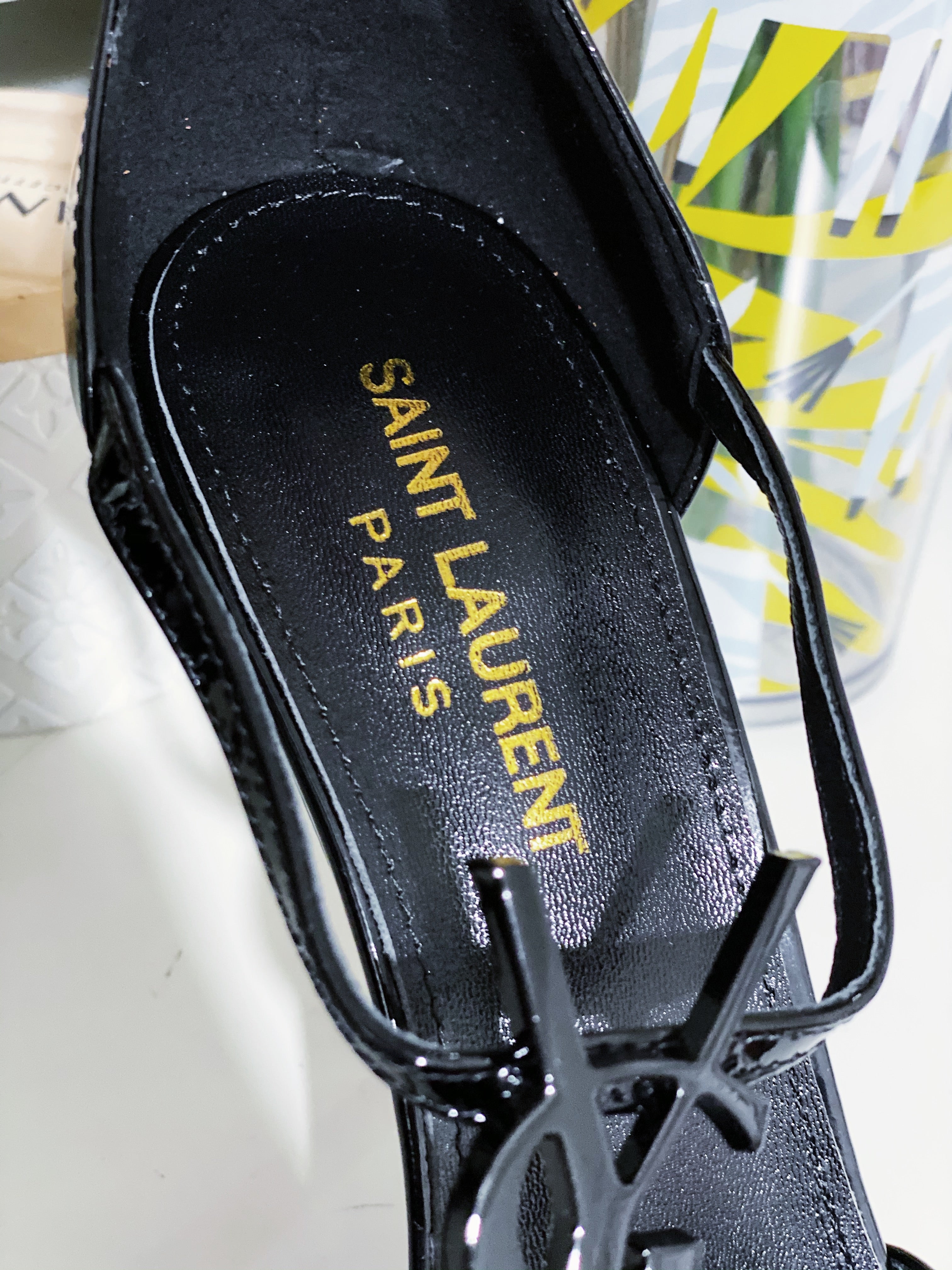 [TOP] Yves Saint Laurent YSL High Heels - ALL BLACK