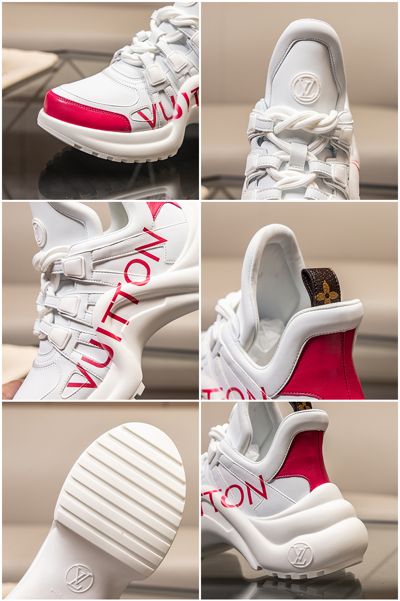 [TOP] Louis Vuitton LV L*V Archlight Sneakers 20SS - Black/Pink