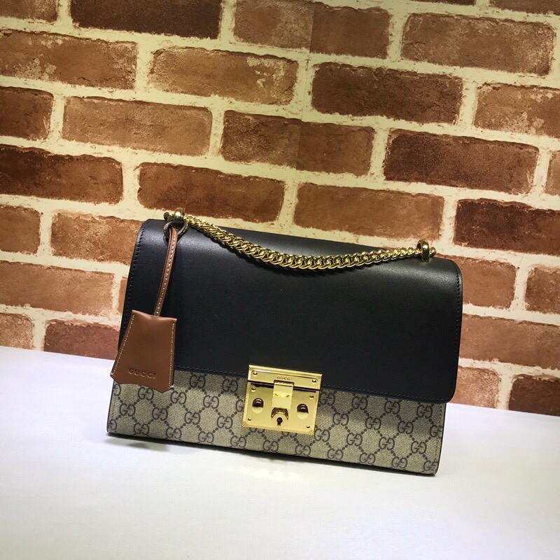 [TOP] GUCCI Padlock Supreme Medium 30x19x10cm Bag