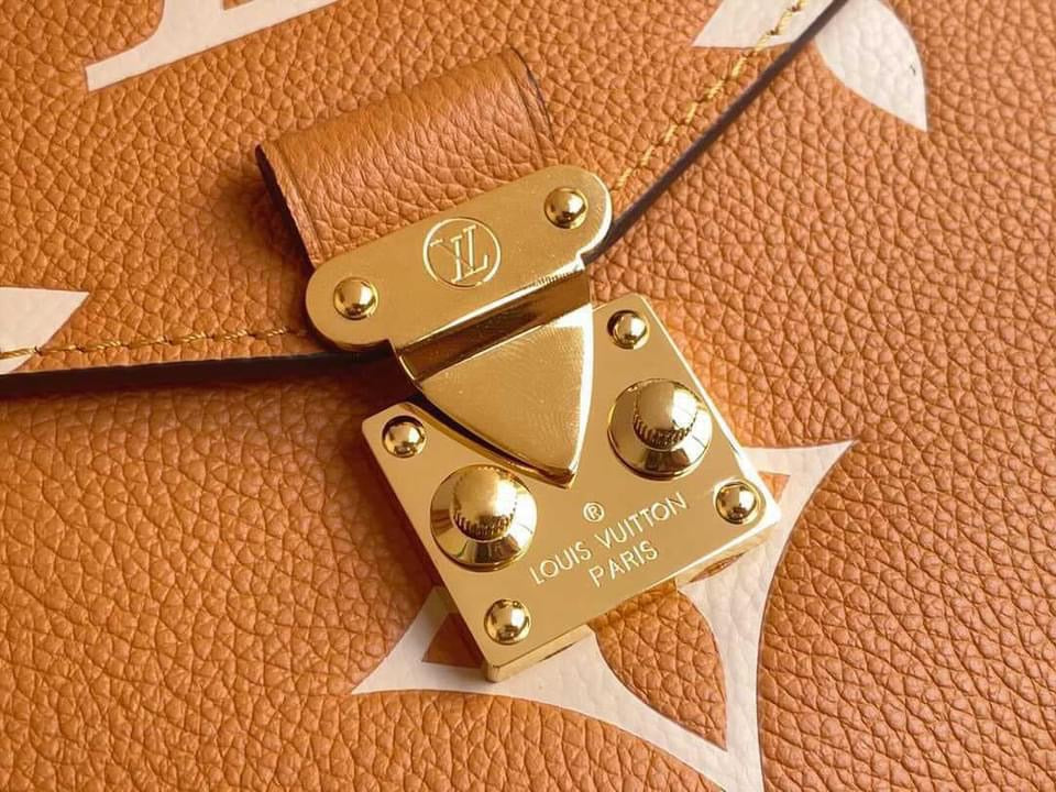 [TOP] Louis Vuitton LV  Metis Giant Monogram Empreinte 2 Tones  25X19X7cm - Caramel