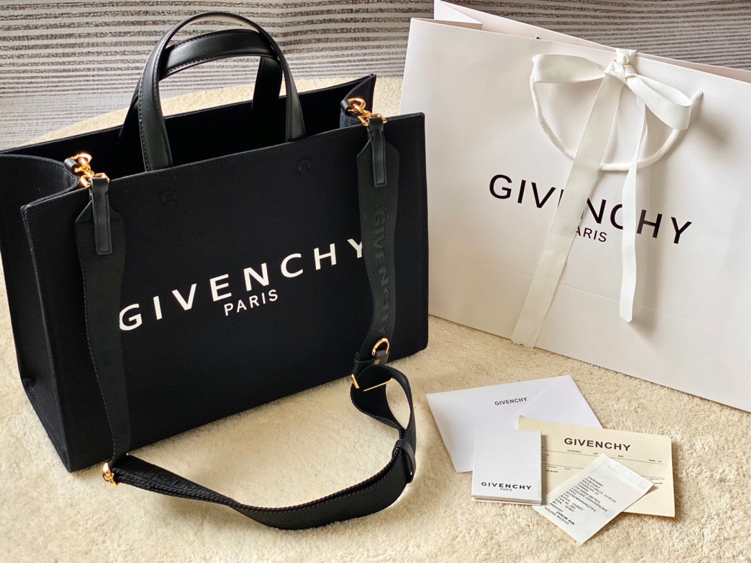 [Top] GIVENCHY G Tote Canvas Bag 37*13*26CM - 2 Color