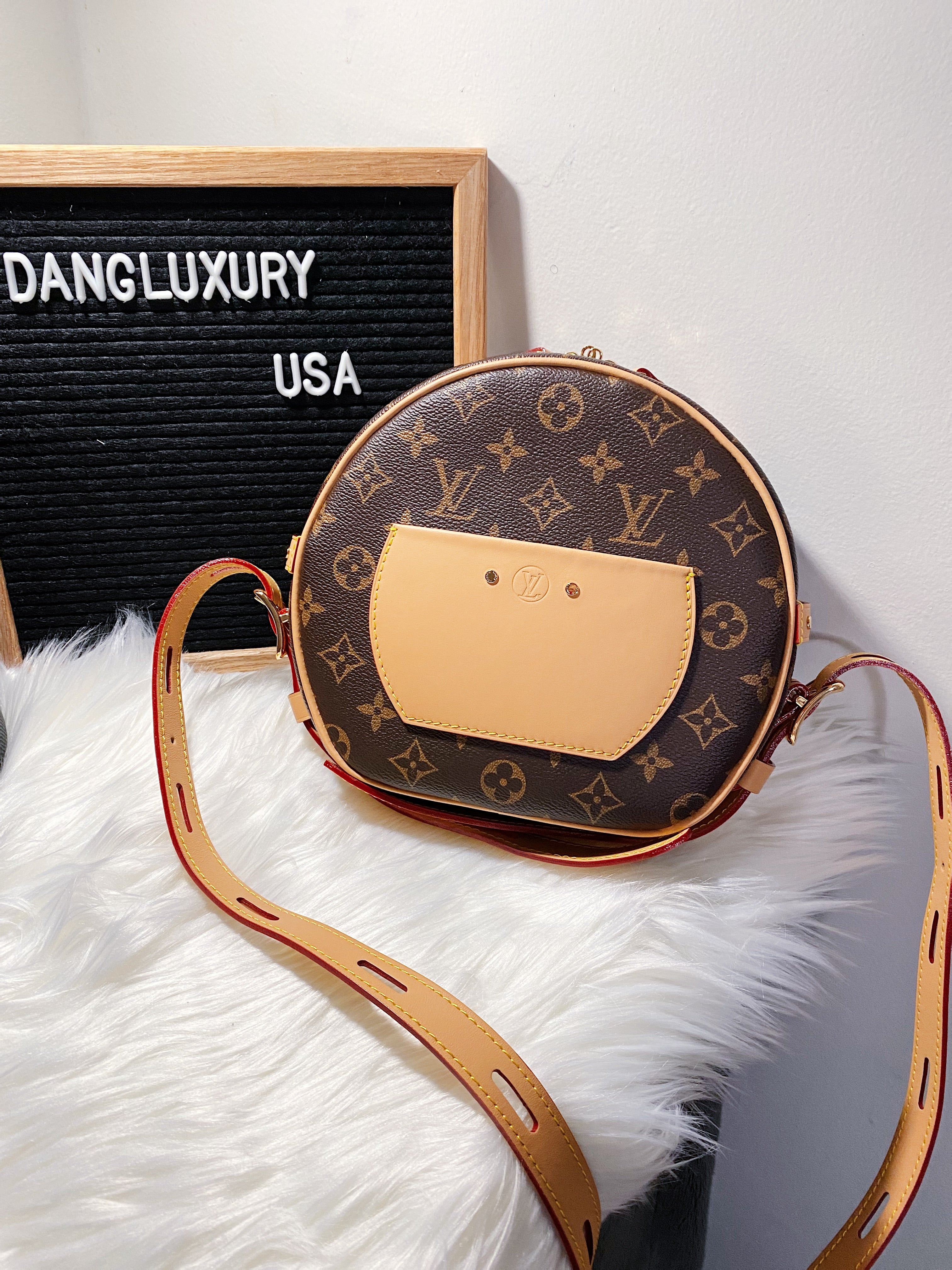 [TOP] Louis Vuitton LV  Boite Chapeau Souple MM 20.0 x 22.5 x 8.0 cm-Brown