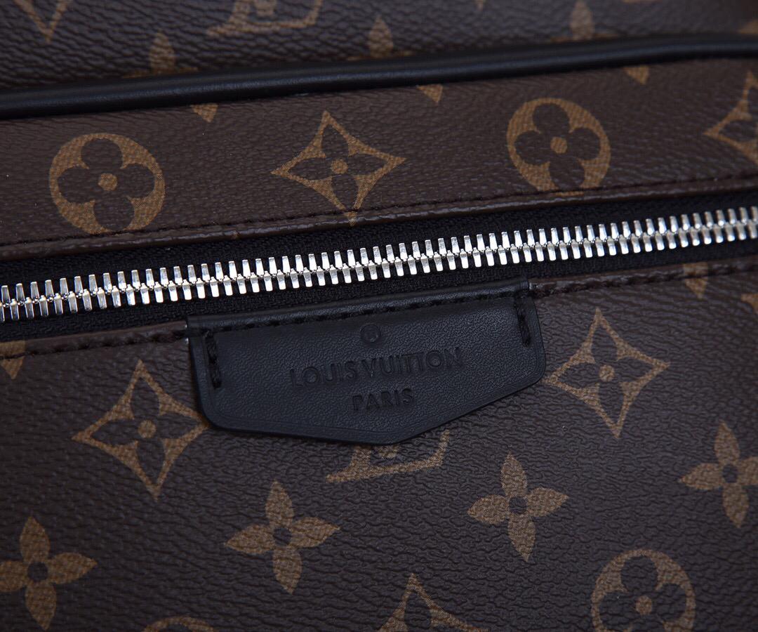 [TOP] Louis Vuitton LV Josh Backpack Macassar Monogram 32×40×13cm-Brown