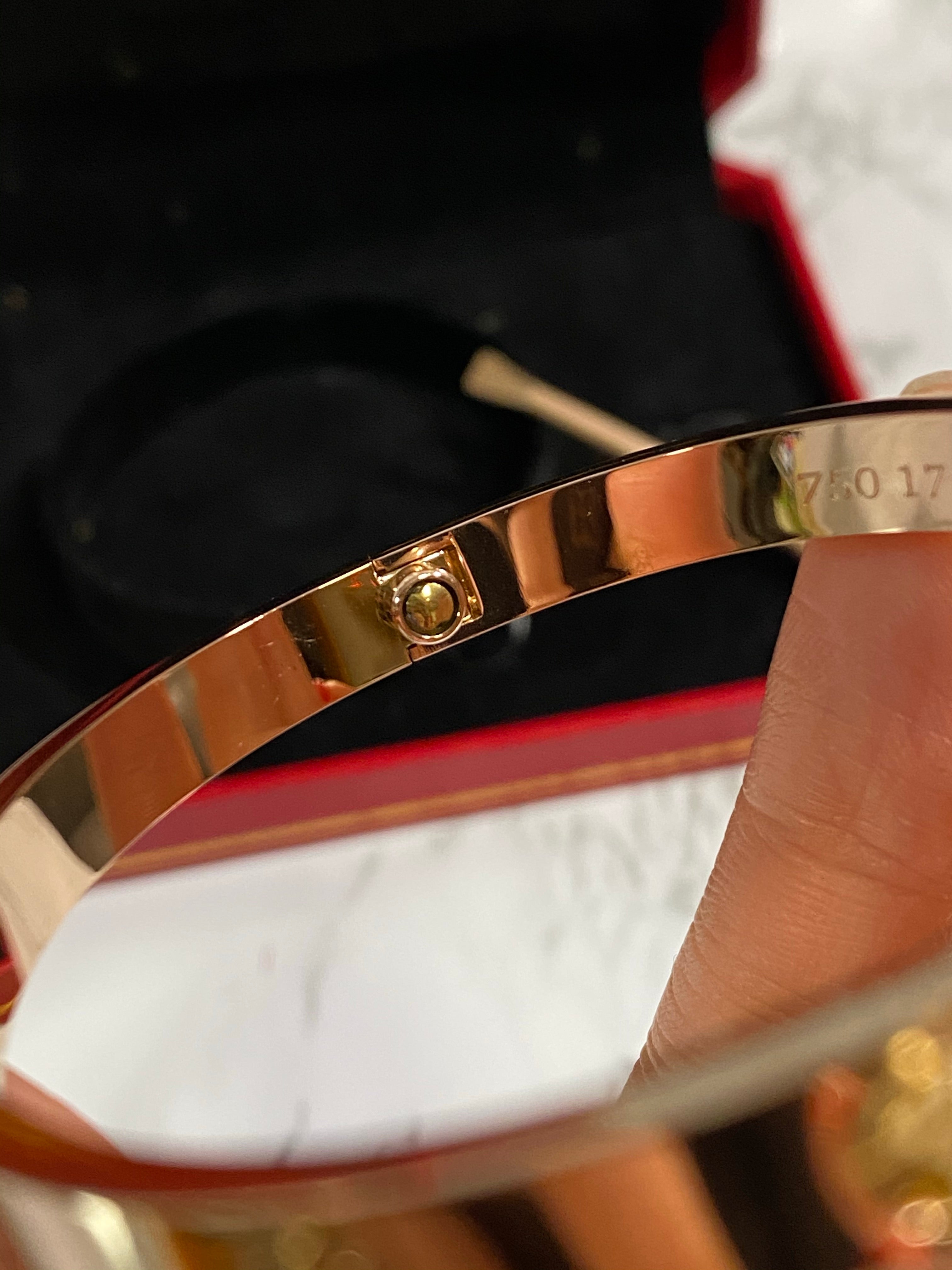 [TOP] Cartier Love Bracelet Rose Gold