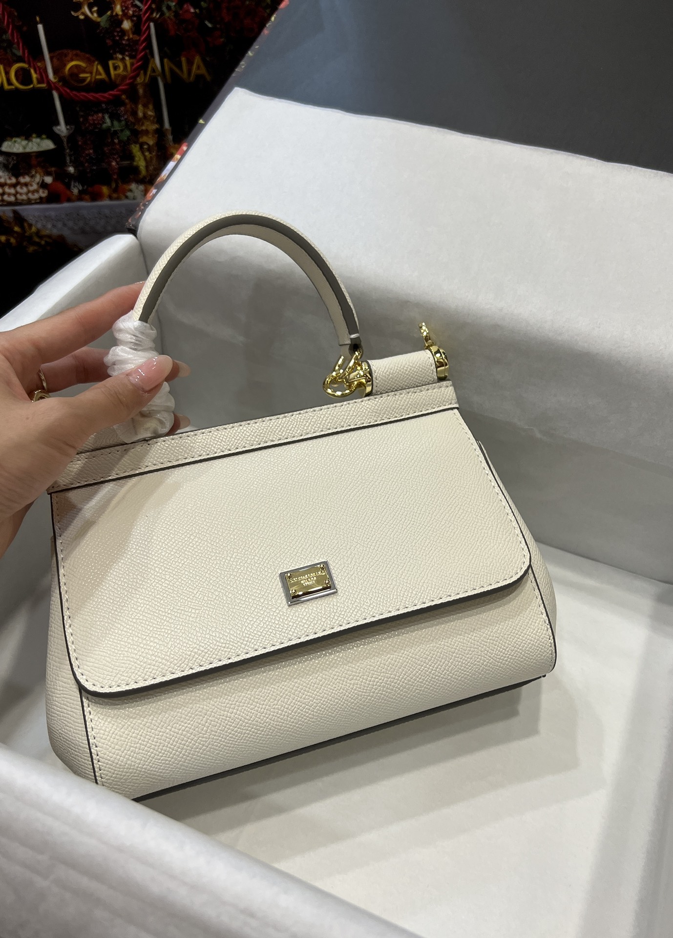 [TOP] Dolce & Gabbana D&G Leather Handbag 20×17×7 -  7 Color