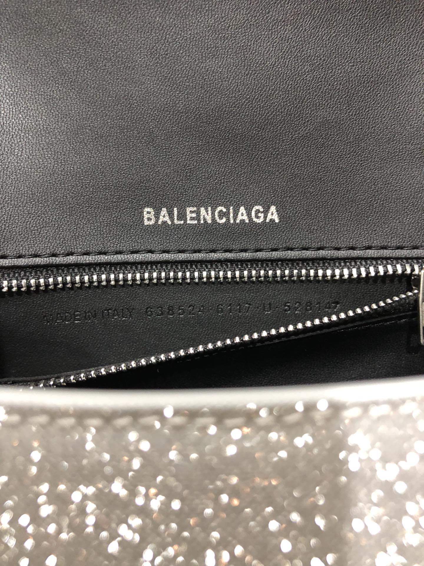 [TOP] BALENCIAGA Starry Sky Hourglass Bag 19/23cm - Light Gray