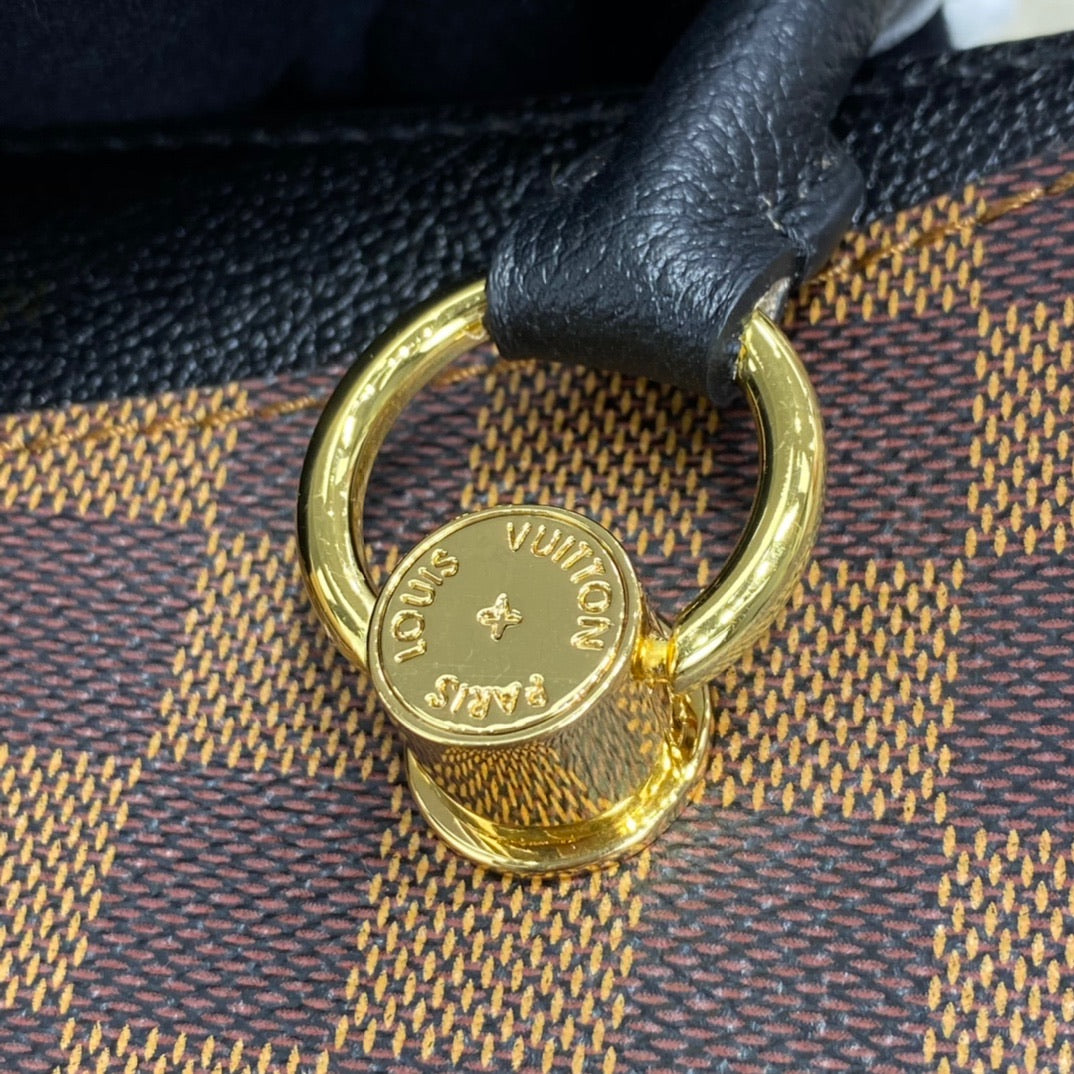 [TOP] Louis Vuitton LV  Damier Ebene Riverside - BLACK