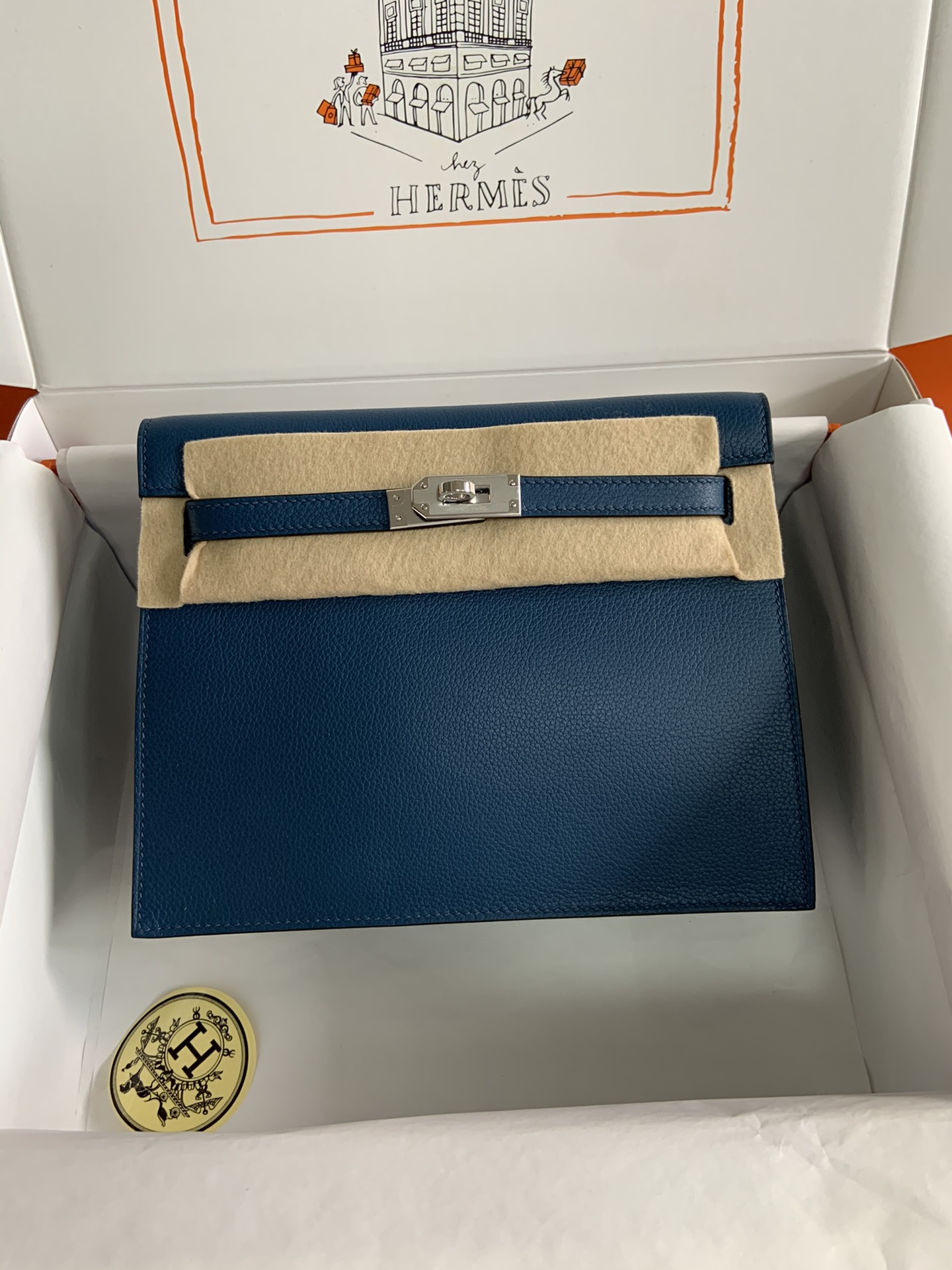 [Top] HERMES Kelly danse II  Calfskin 22cm - 20 Colors