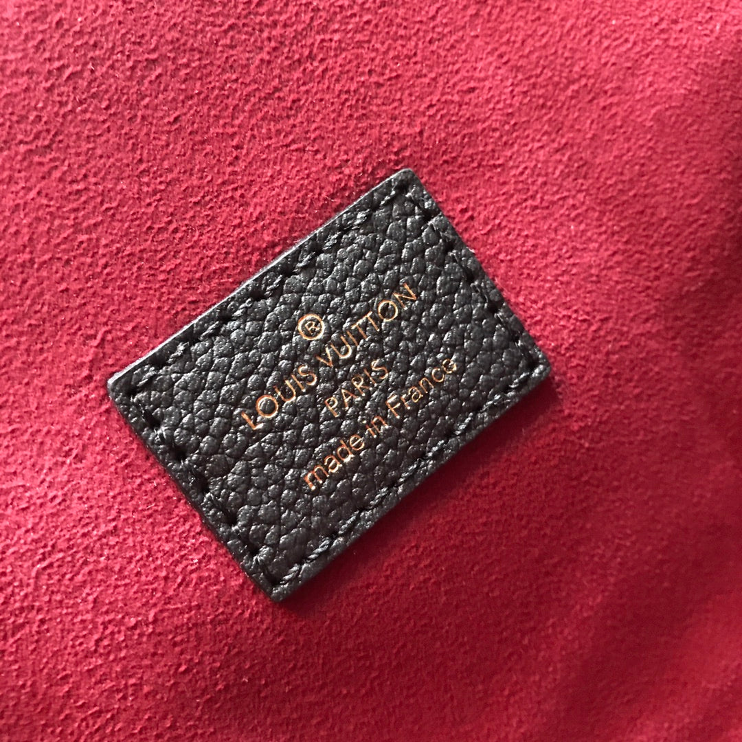 [TOP] Louis Vuitton LV  Empreinte BiColor Metis Giant Monogram 25X19X7cm- Black and White