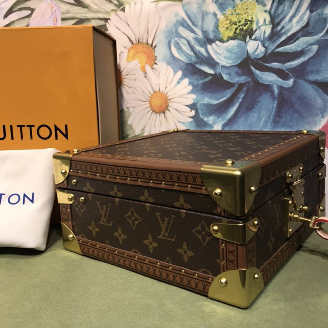 [TOP] Louis Vuitton LV Jewelry Box - Brown