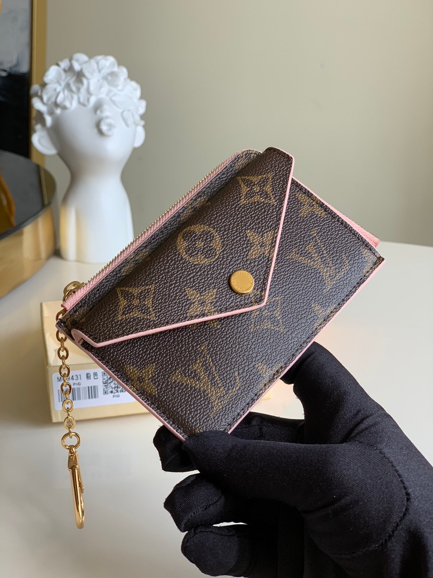 [TOP] Louis Vuitton LV LV Compact Key Wallet - Monogram