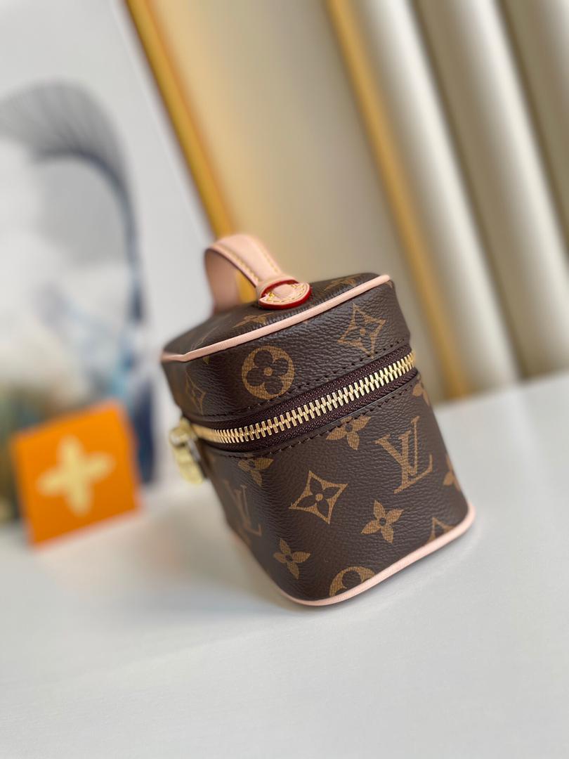 [TOP] Louis Vuitton LV Mini Vanity Case 20x13.5x12cm - Brown