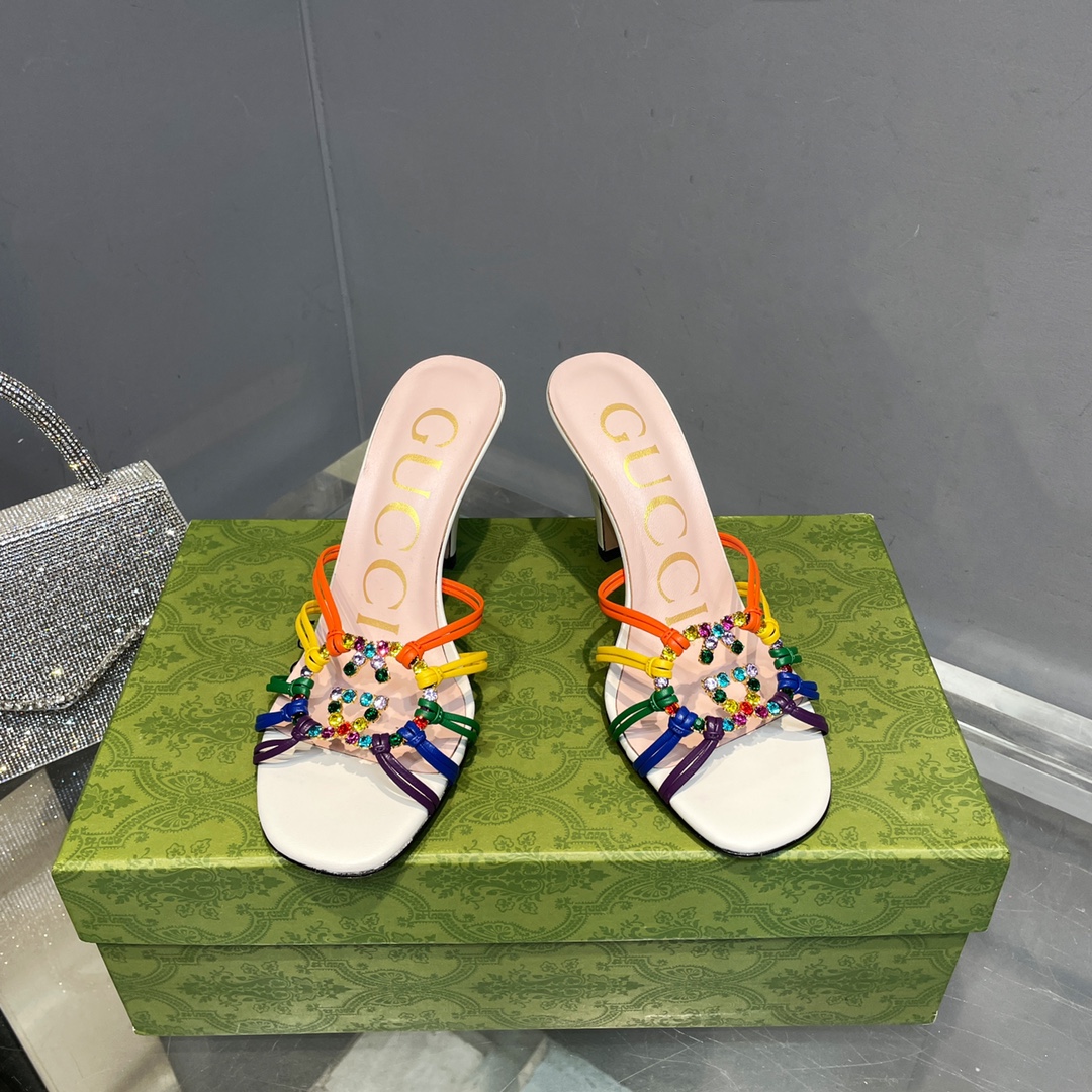 [TOP] GUCCI Lsa Diamond Sandals - 11 Color