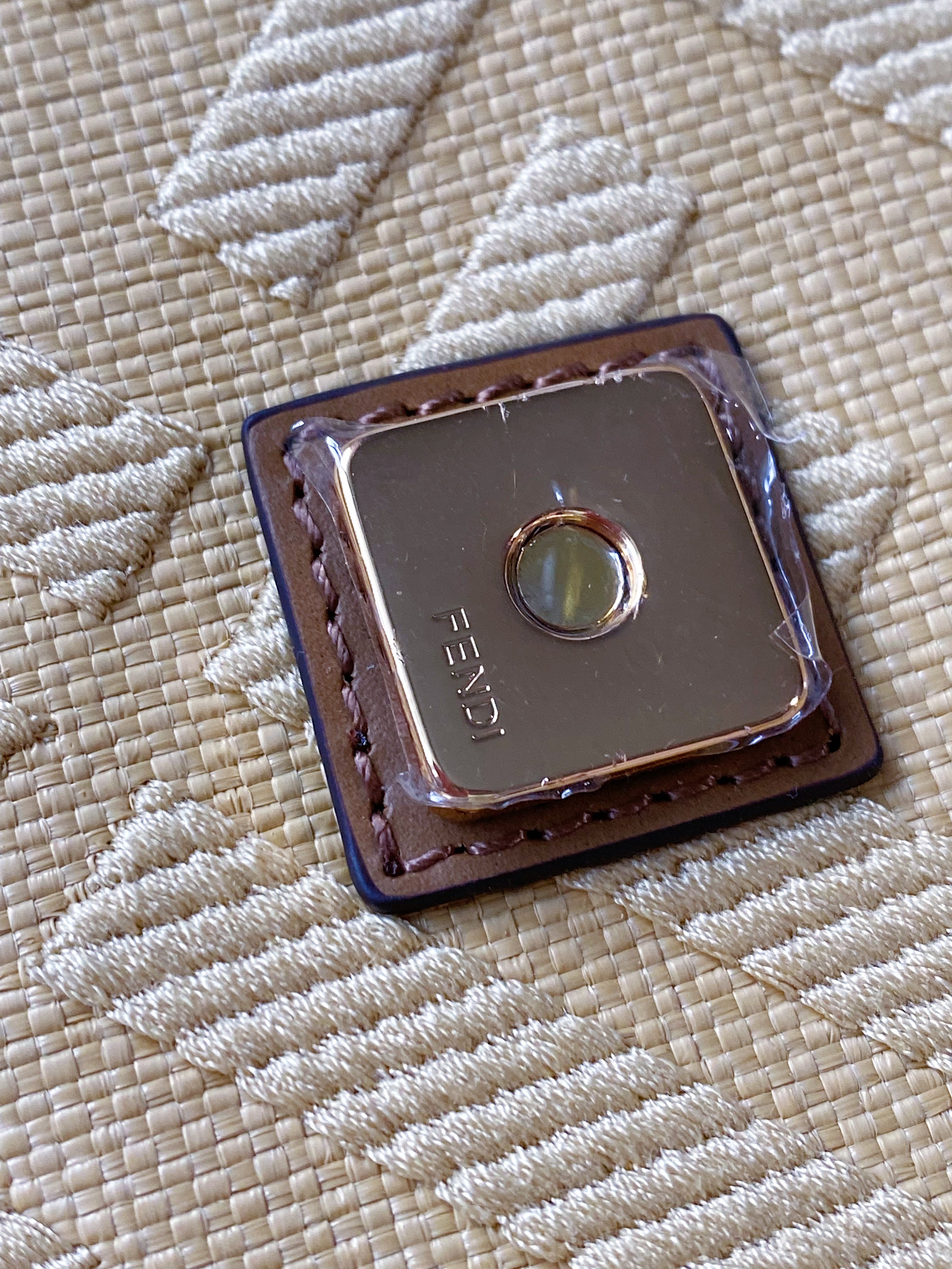 [TOP] FENDI FENDI Baguette Canvas Bag - Yellow