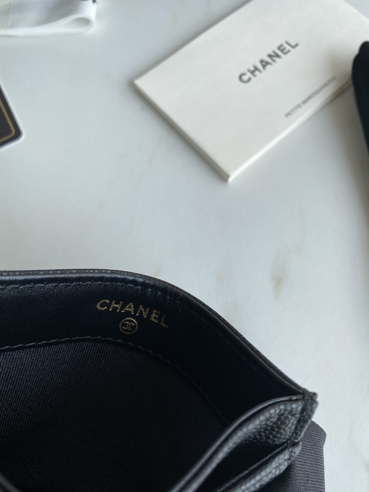 [TOP] CHANEL Leboy Cardholder - GHW&SHW - Black