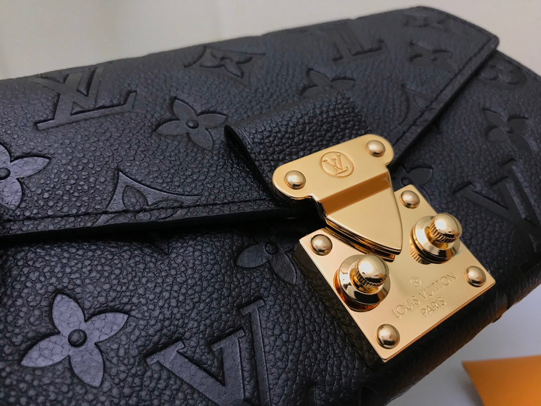[TOP] Louis Vuitton LV £V Empreinte Metis Wallet 12 x 19 x 3cm- Black