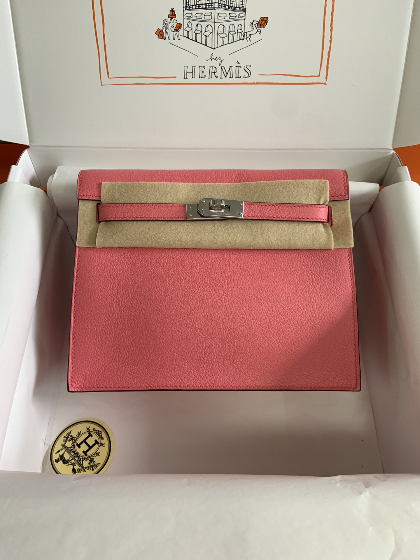 [Top] HERMES Kelly danse II  Calfskin 22cm - 20 Colors