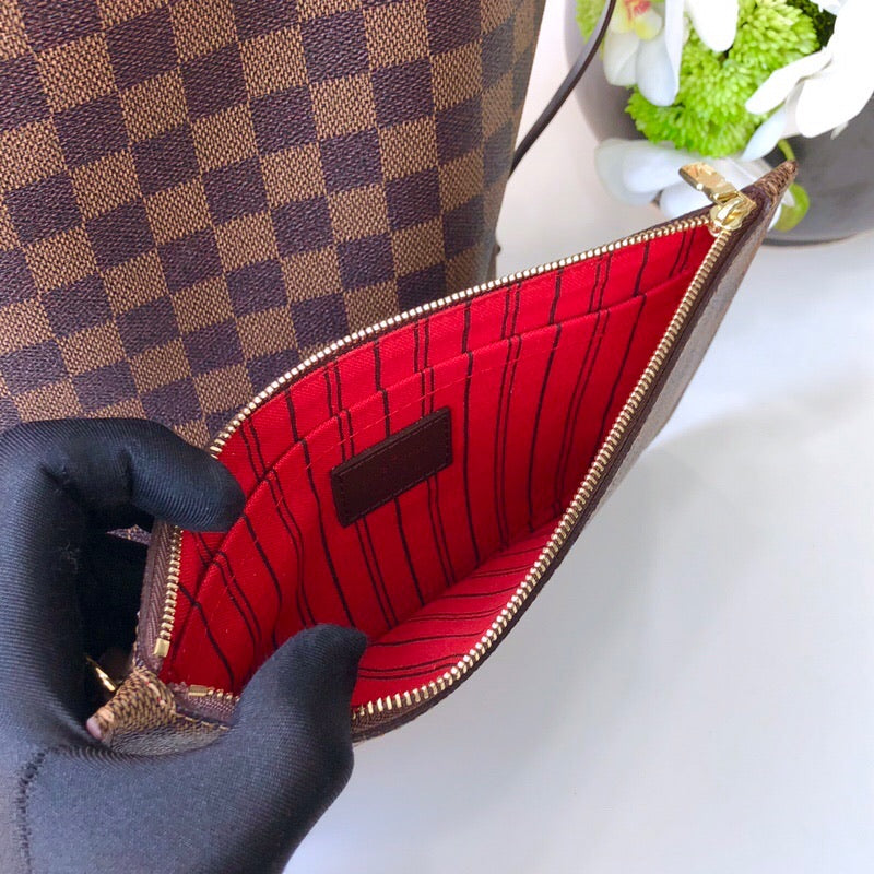 [TOP] Louis Vuitton LV  Neverfull MM Bag 32x17x28cm - Red