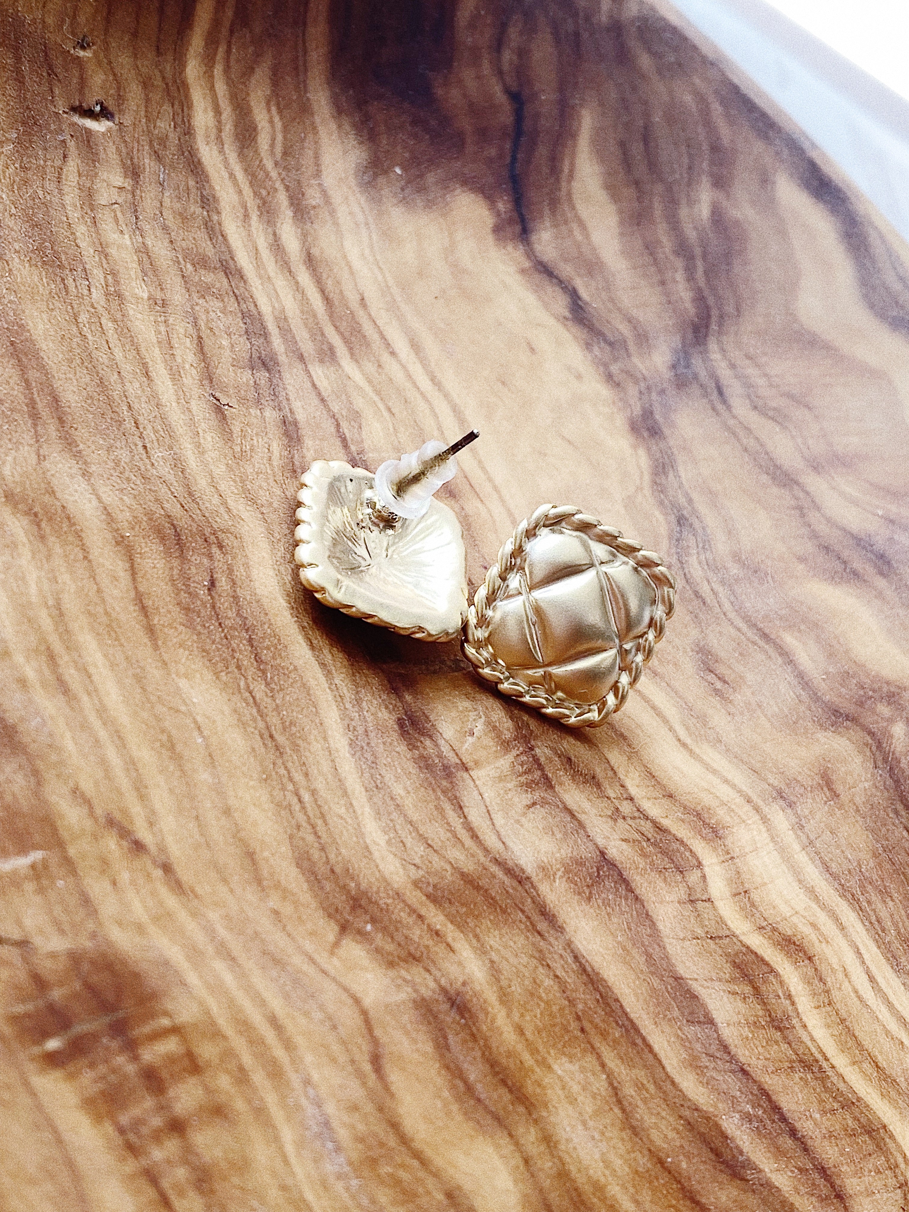 [TOP] CHANEL Stud Square Earrings