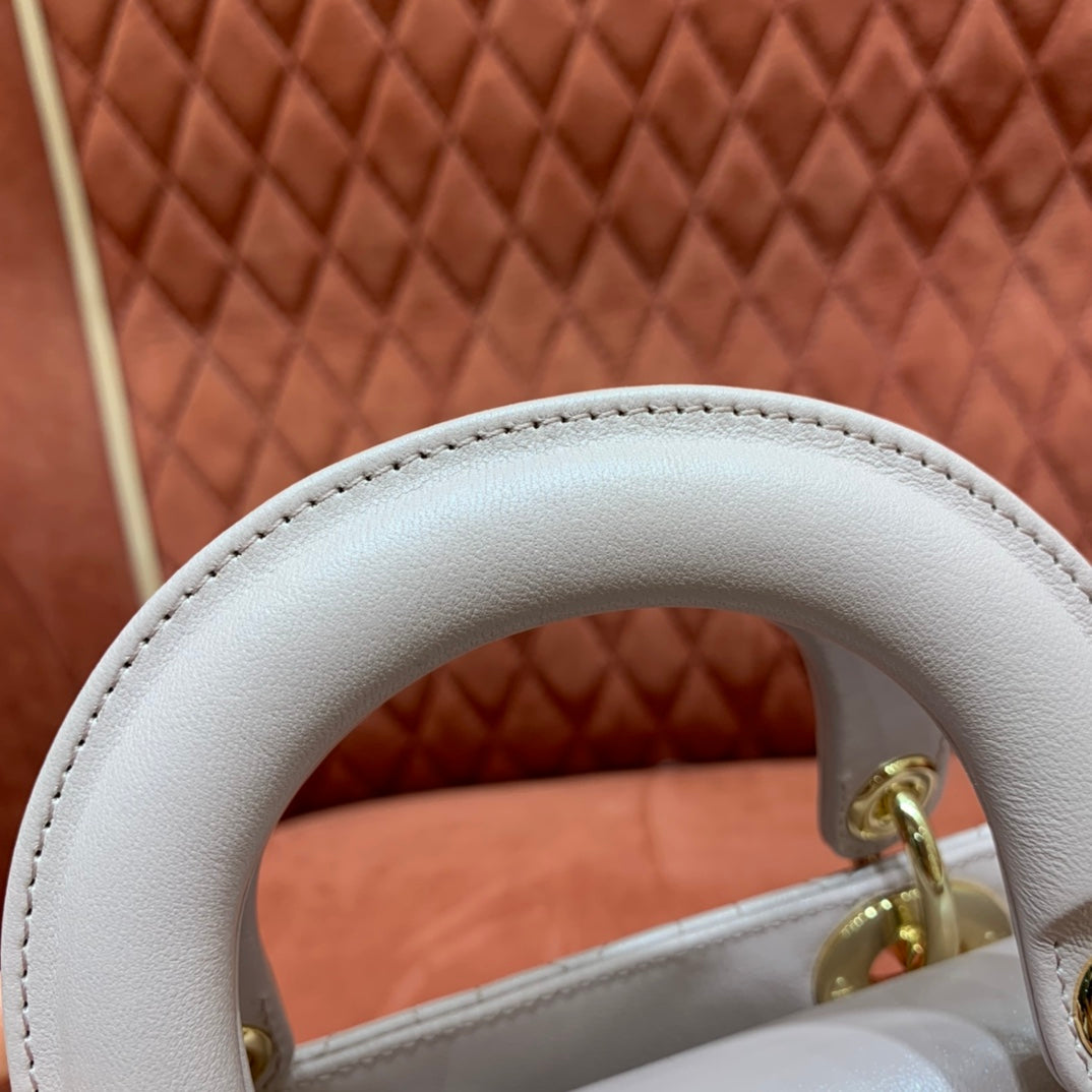 [TOP] Christian Dior Lady Christian Dior Bag Mini - Pink Powder