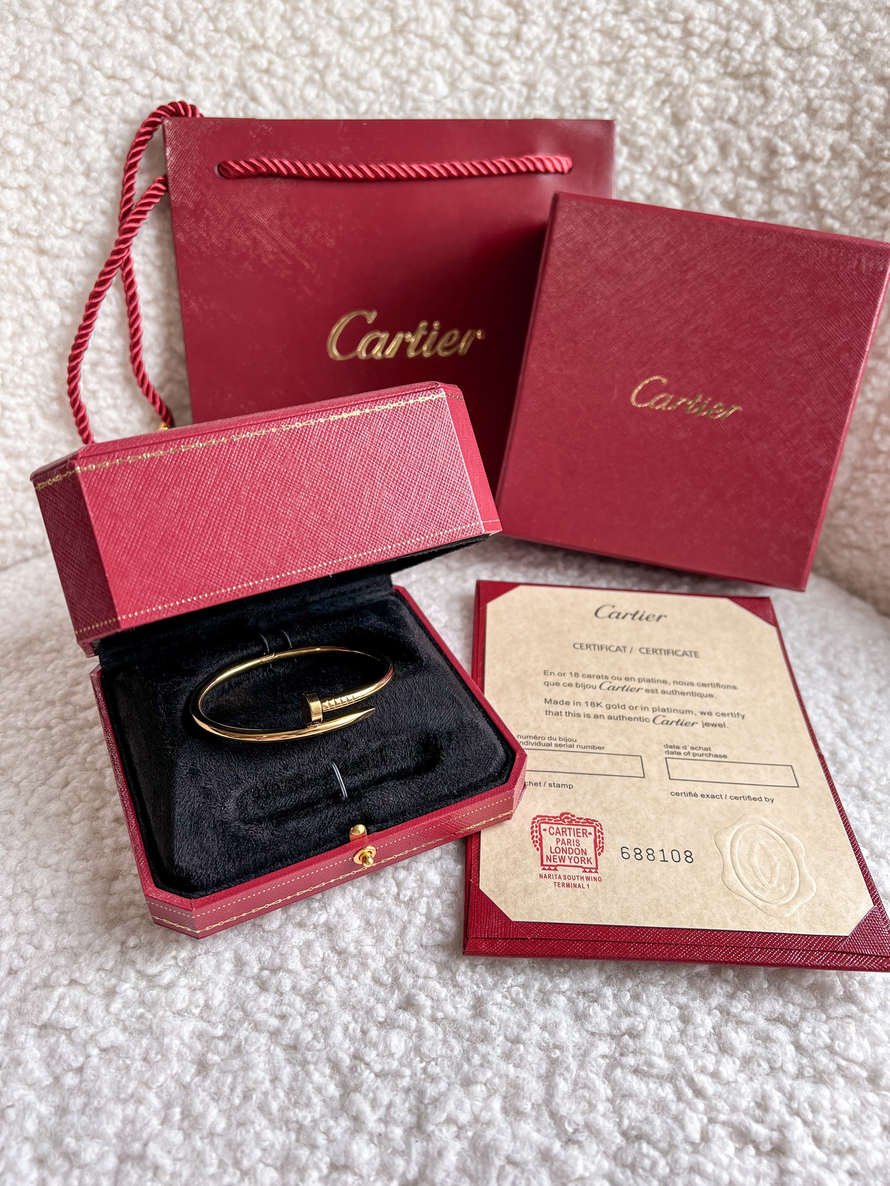 [TOP] Cartier Just Un Clou Bracelet - 3 Color