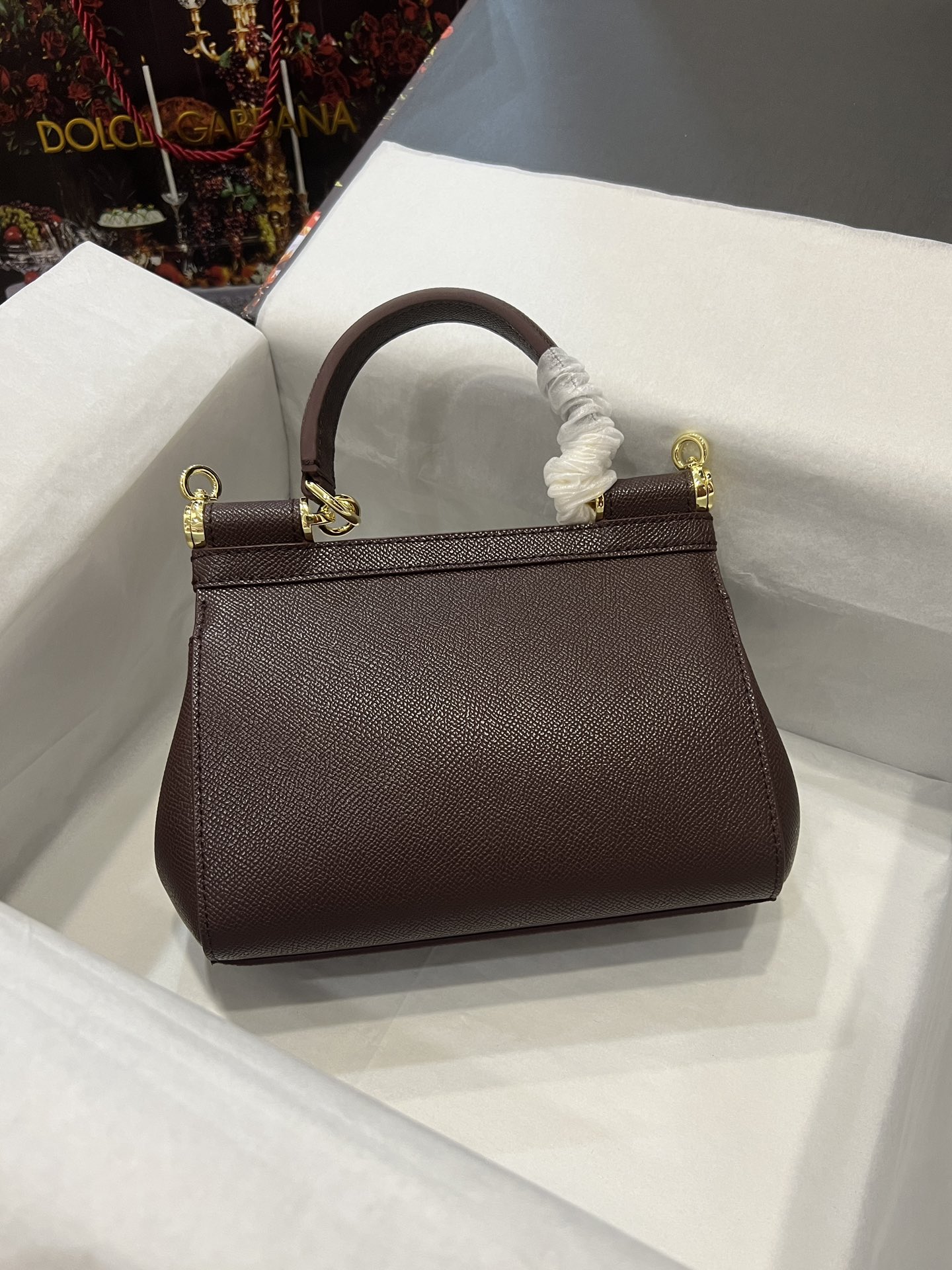 [TOP] Dolce & Gabbana D&G Leather Handbag 20×17×7 -  7 Color