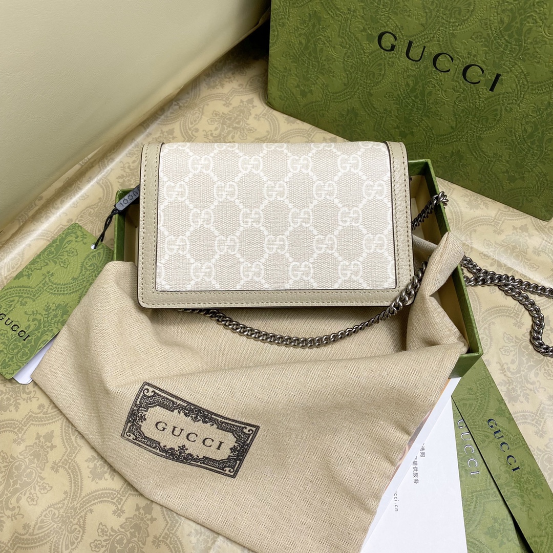 [TOP] GUCCI Dionysus Series GG Mini Handbag 16.5x10x4cm