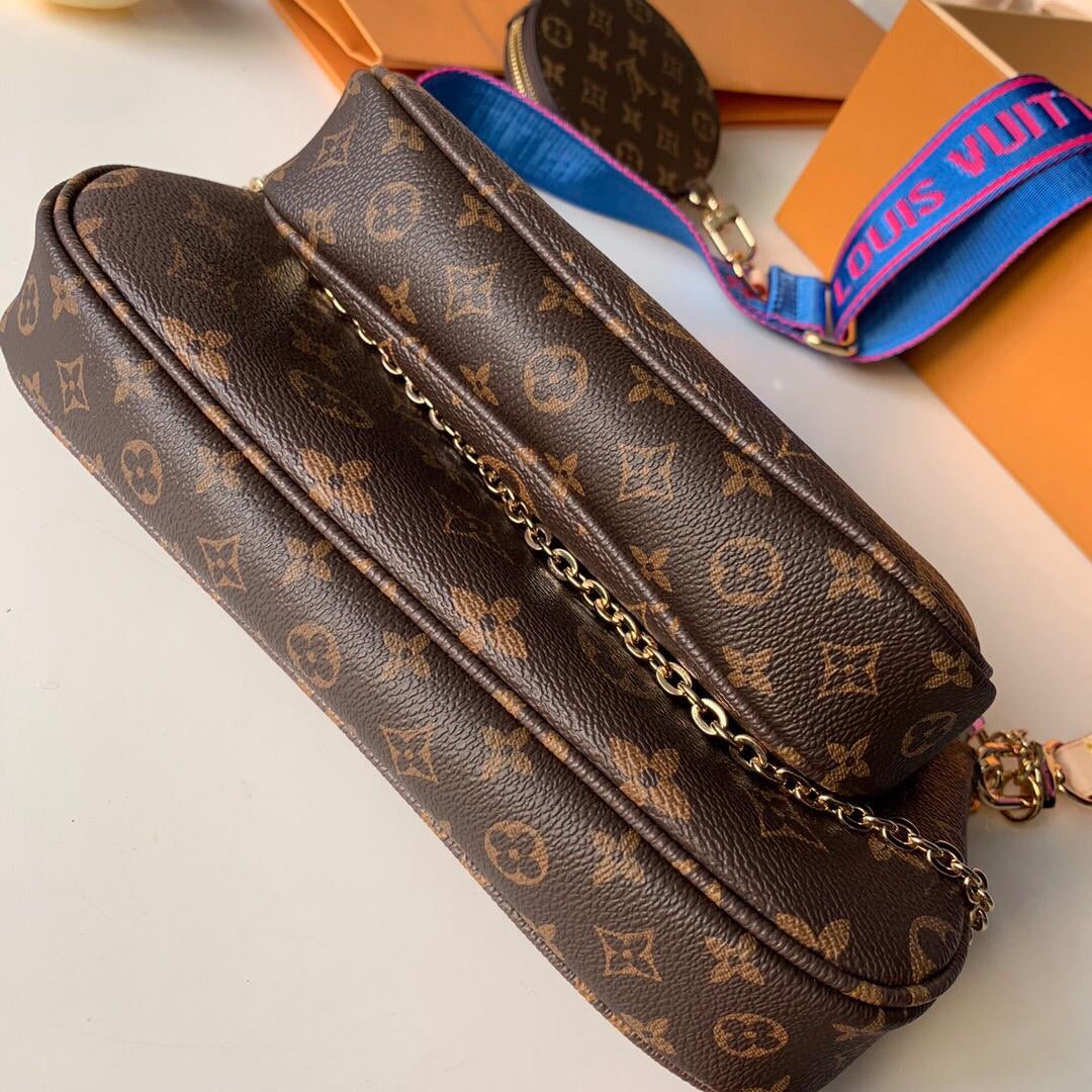 [TOP] Louis Vuitton LV LV Multi Pochette Accessories Monogram - BLUE