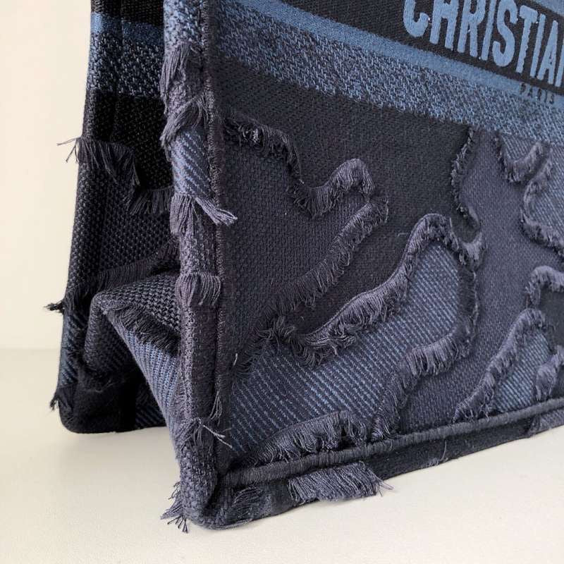 [TOP] Christian Dior Book Tote Camouflage Embroidery Large 41.5cm