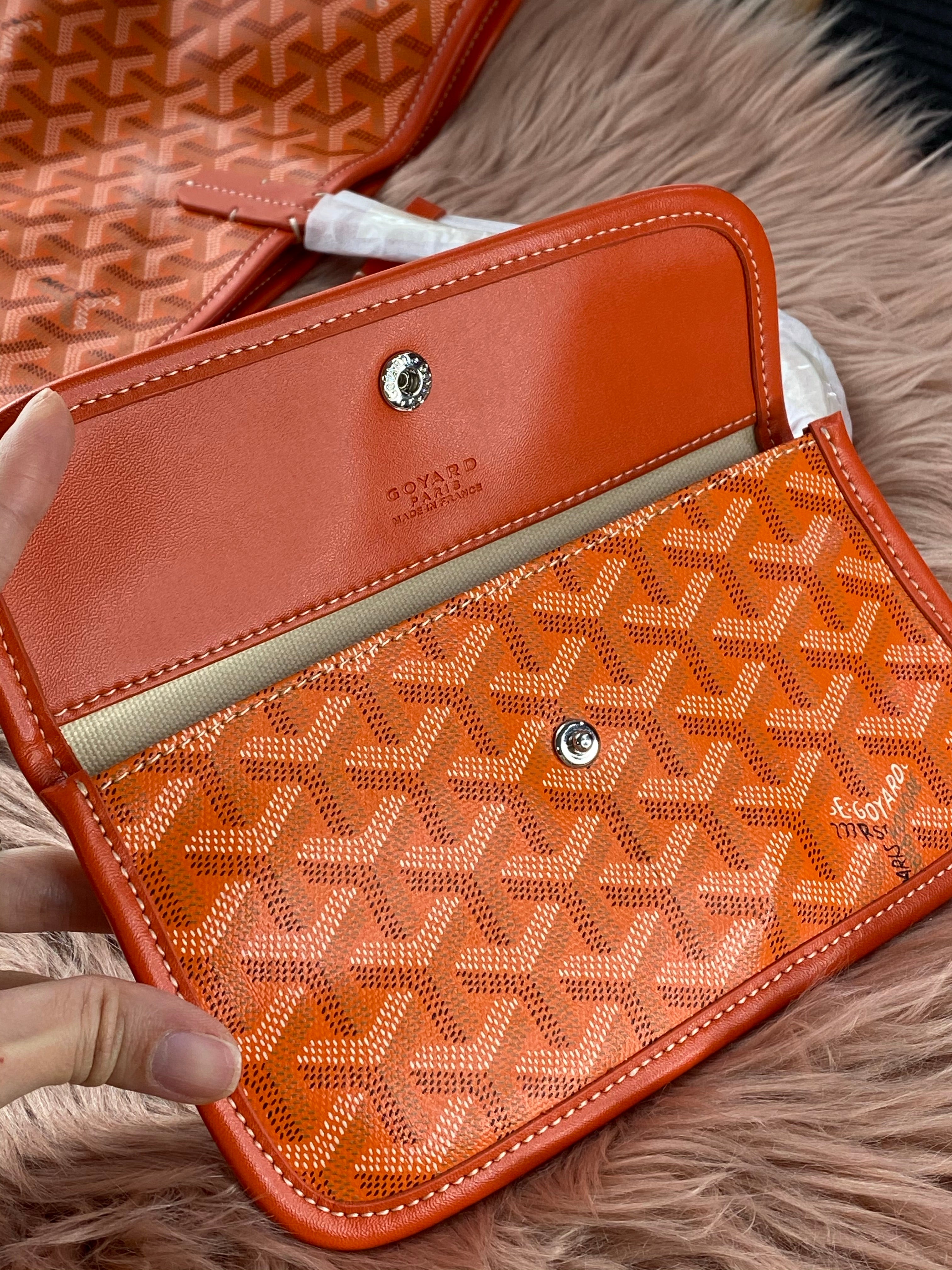 [TOP] Goyard Monogram St. Louis GM Tote - Orange