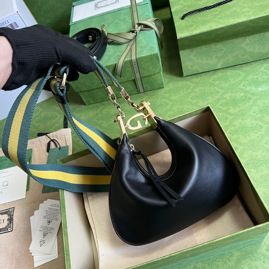 [TOP] GUCCI GG Attache Small Bag - Black