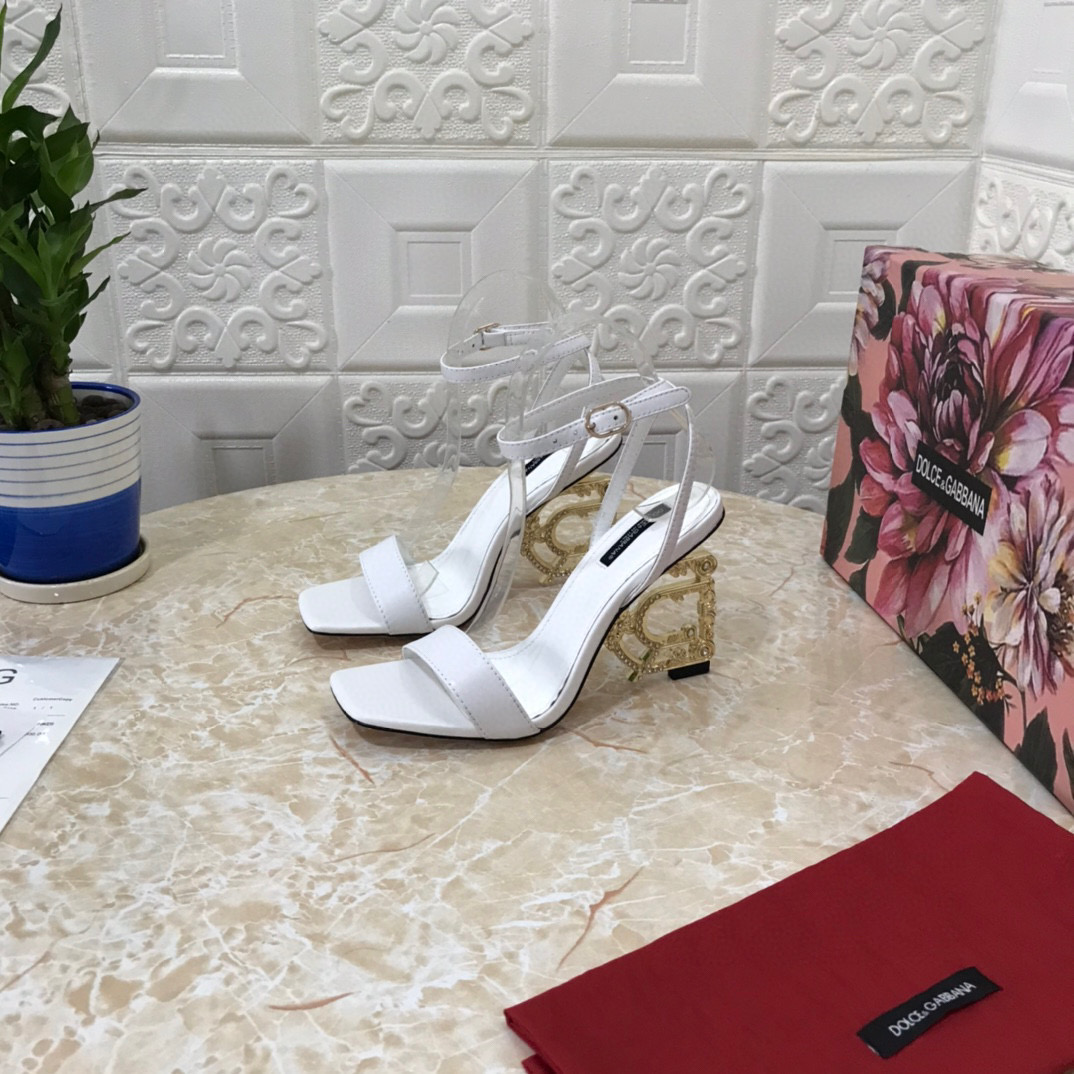 [TOP] Dolce & Gabbana D&G Crystal Logo Heels Pumps - 11 Colours