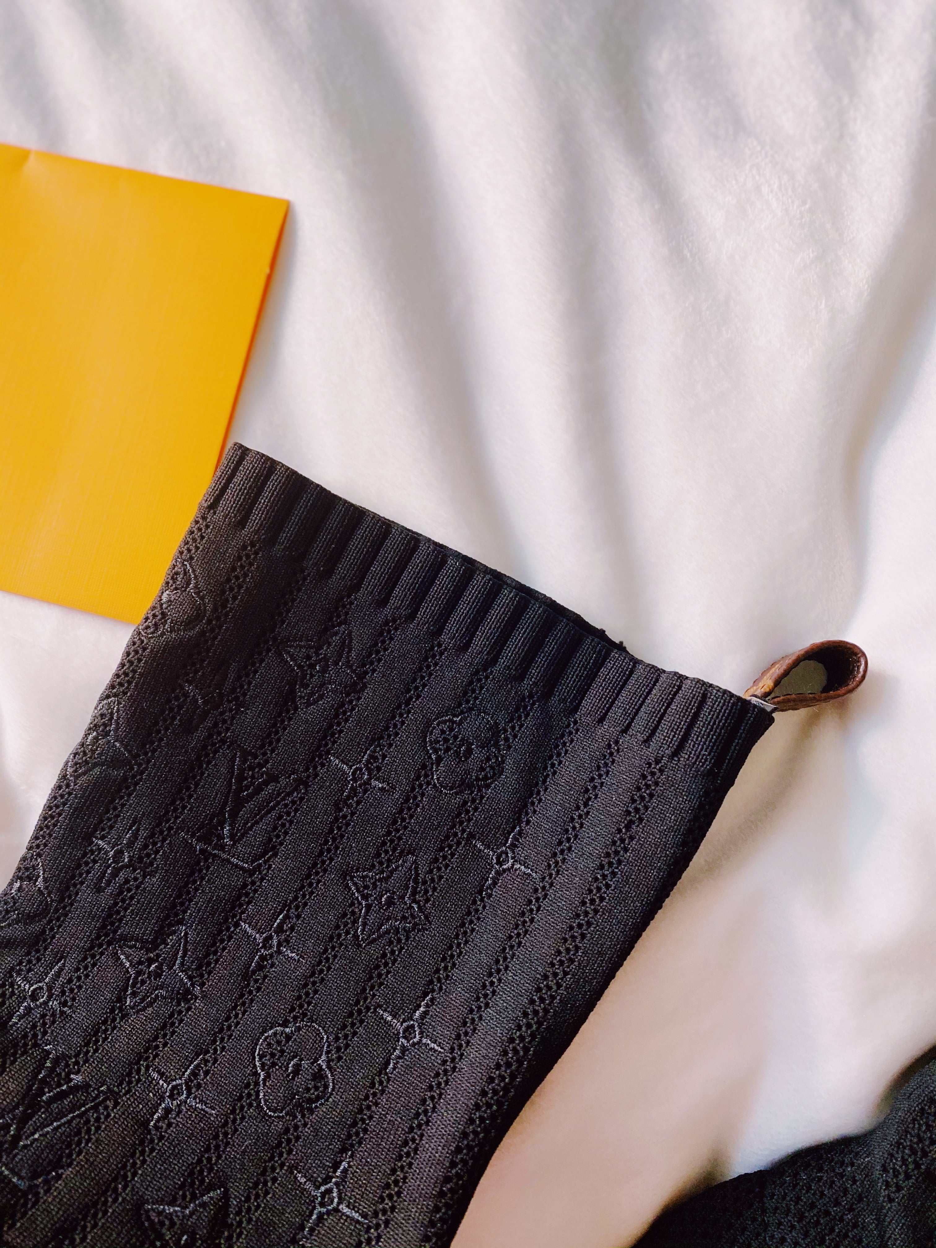 [TOP] Louis Vuitton LV LV Tight High Knitted Sock Boots