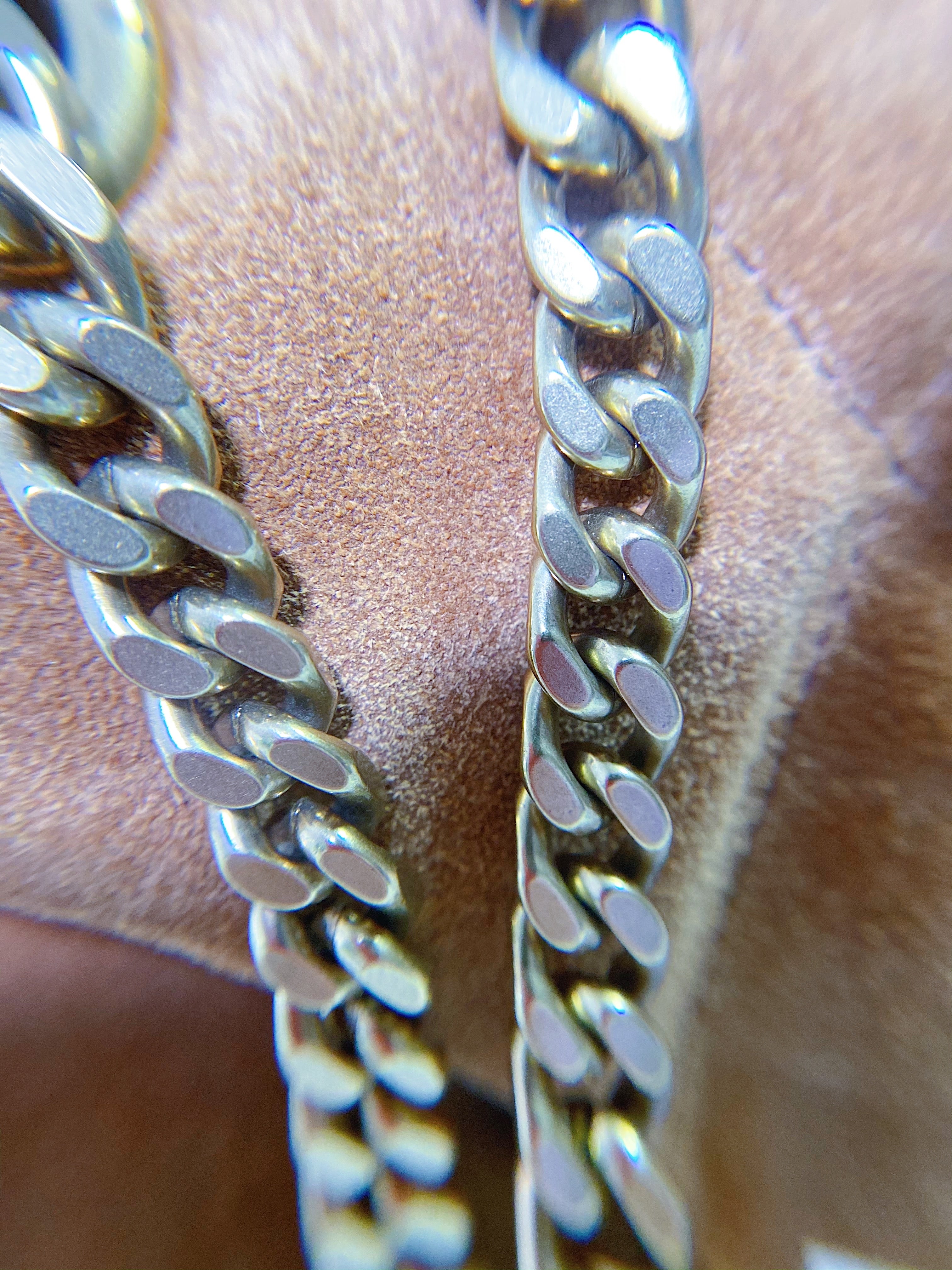 [TOP] Yves Saint Laurent YSL Loulou Puffer Small Suede - Tan