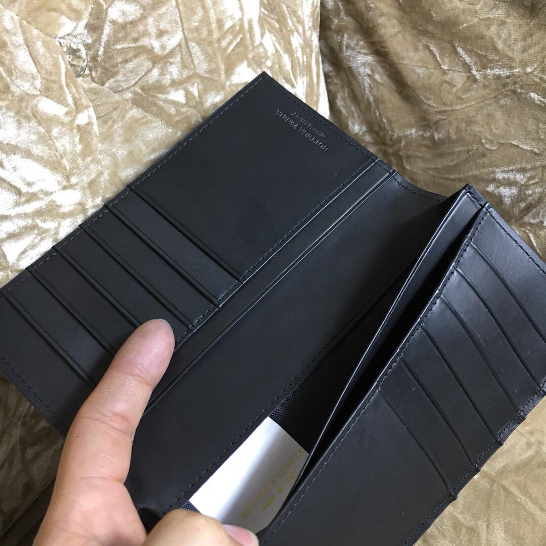 [TOP] Bottega Veneta BV BV Folding Slim Wallet - Black