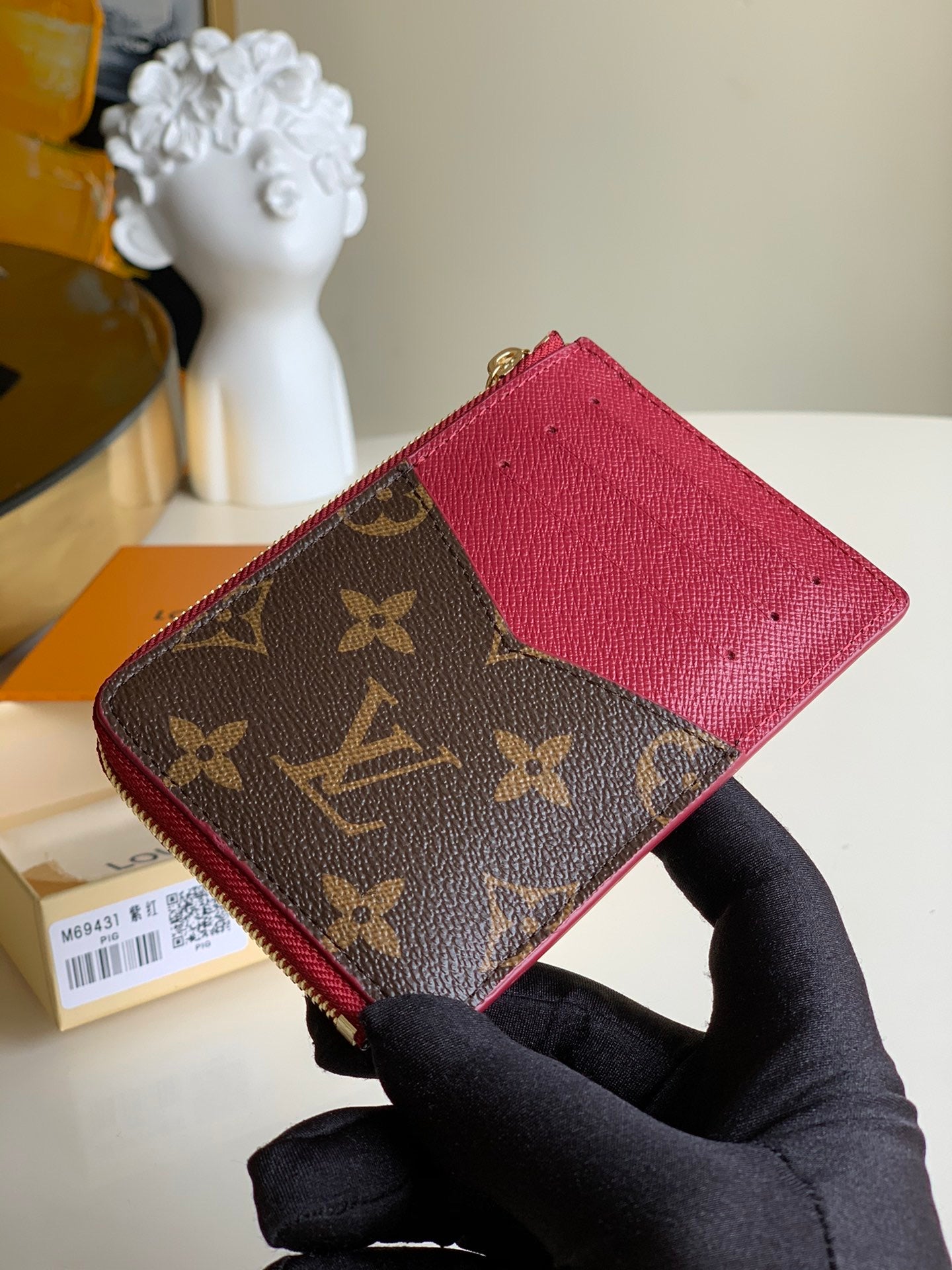 [TOP] Louis Vuitton LV LV Compact Key Wallet - Monogram