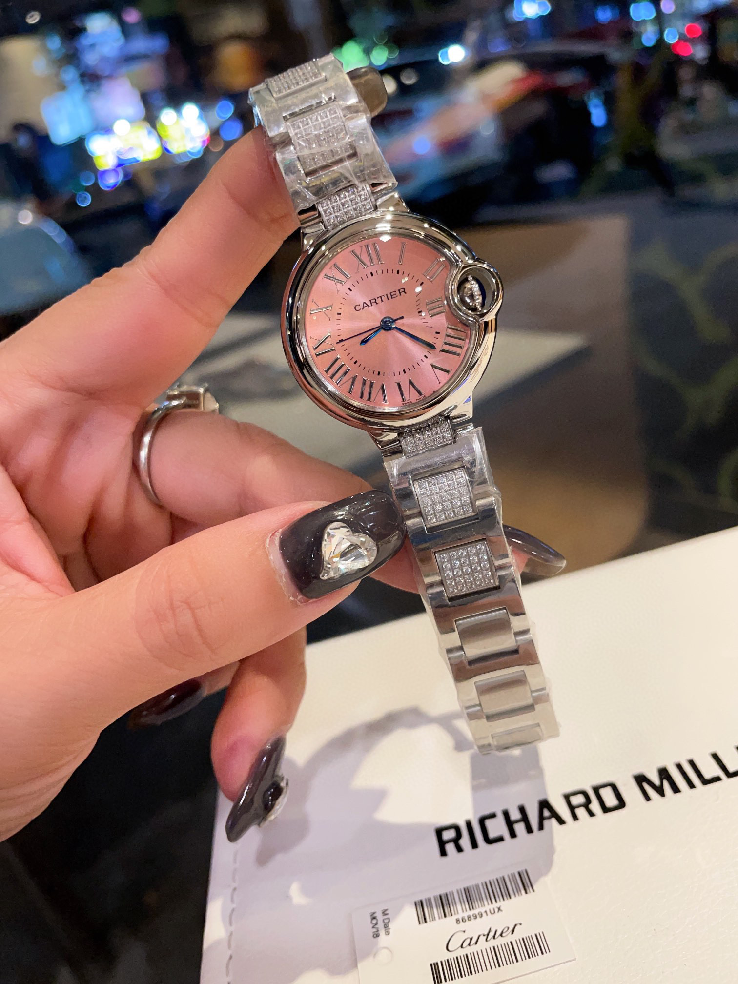 [TOP] Cartier BALLON BLEU DE WATCH - Pink