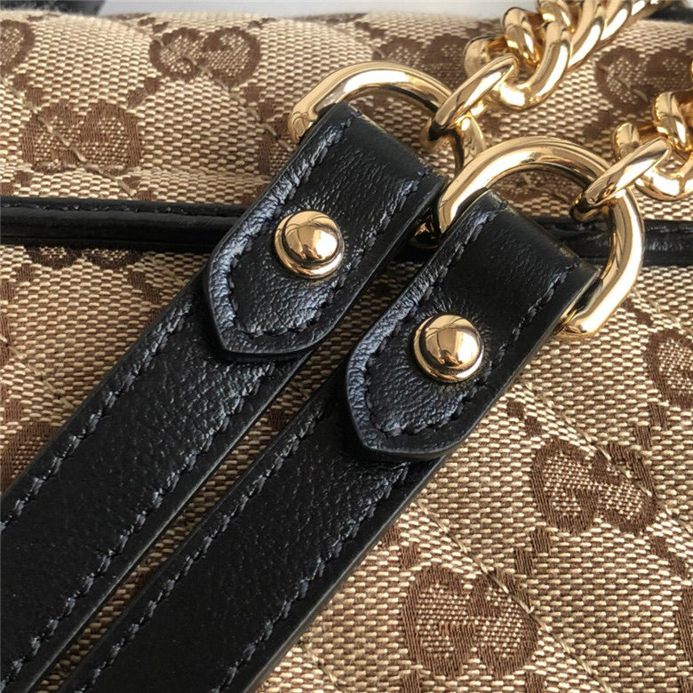 [TOP] GUCCI GG Marmont Bag Top Handle Small - Canvas