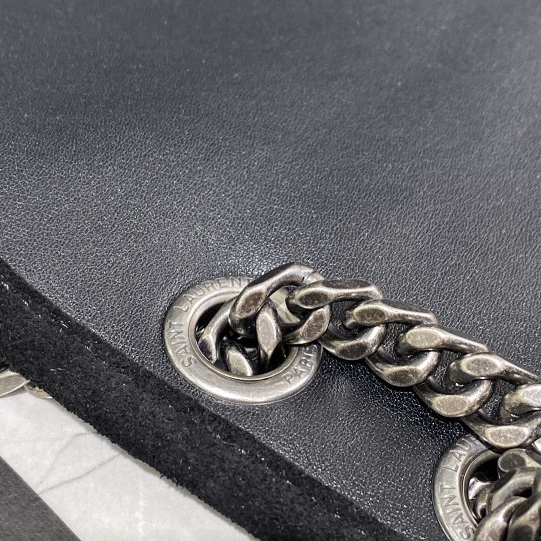 [TOP] Yves Saint Laurent YSL Yves Saint Laurent YSL NIKI Medium SUEDE BAG - BLACK