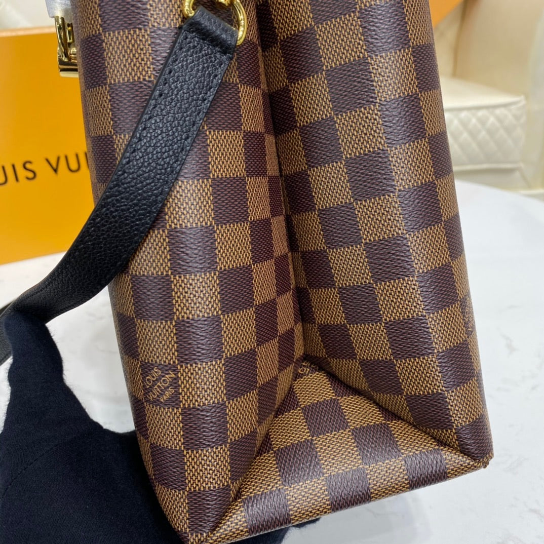 [TOP] Louis Vuitton LV  Damier Ebene Riverside - BLACK