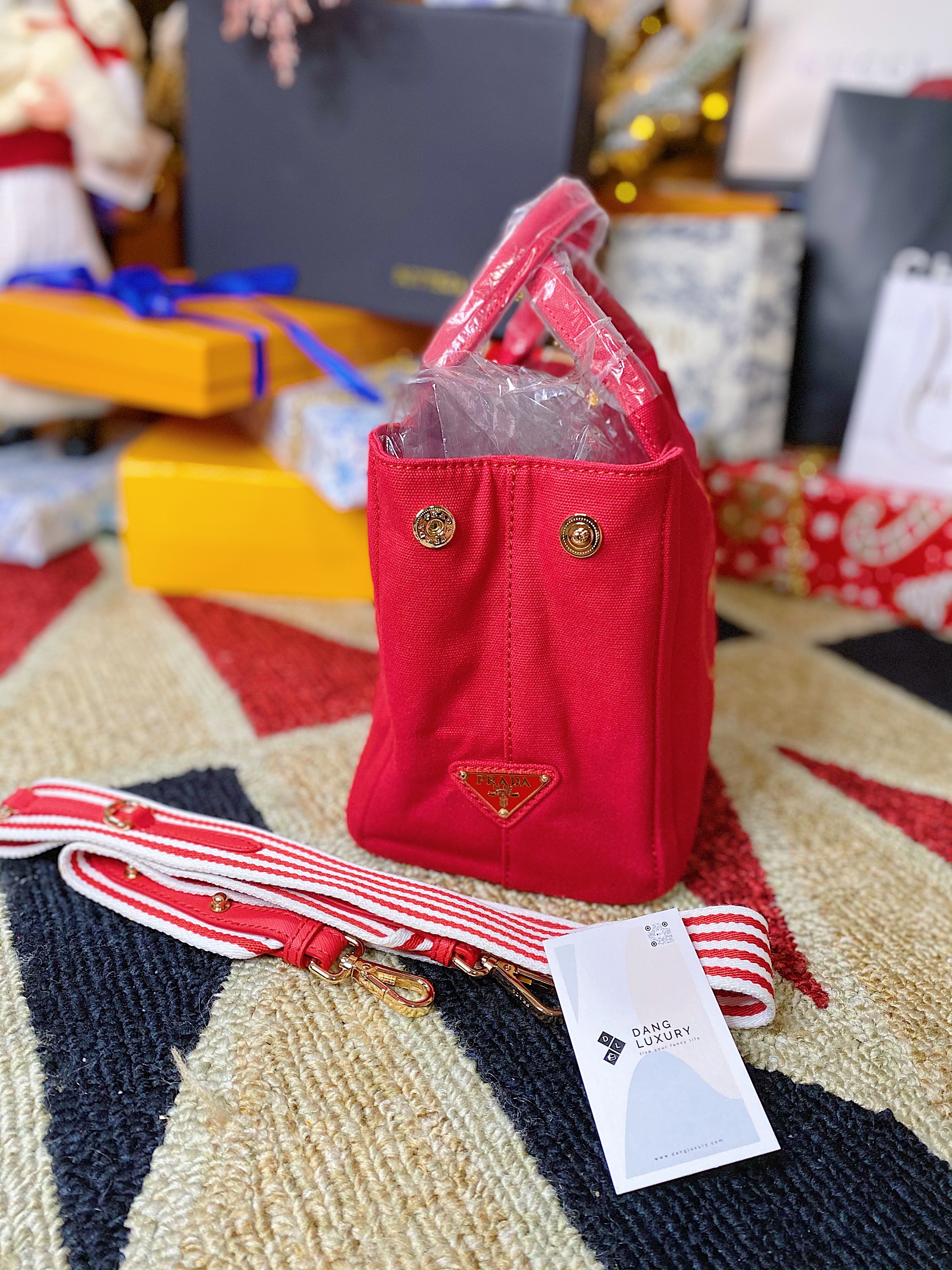 [TOP] PRADA Tote Bag - RED