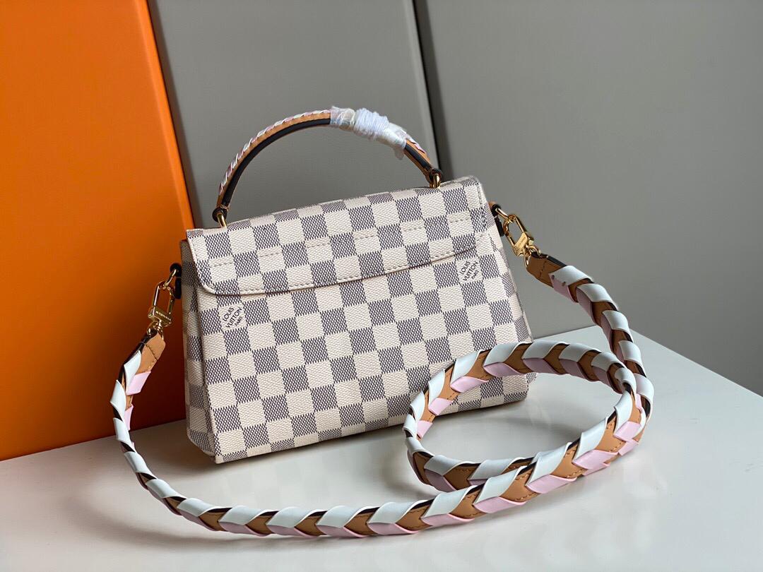 [TOP] Louis Vuitton LV LV Damier Azur Braided Croisette