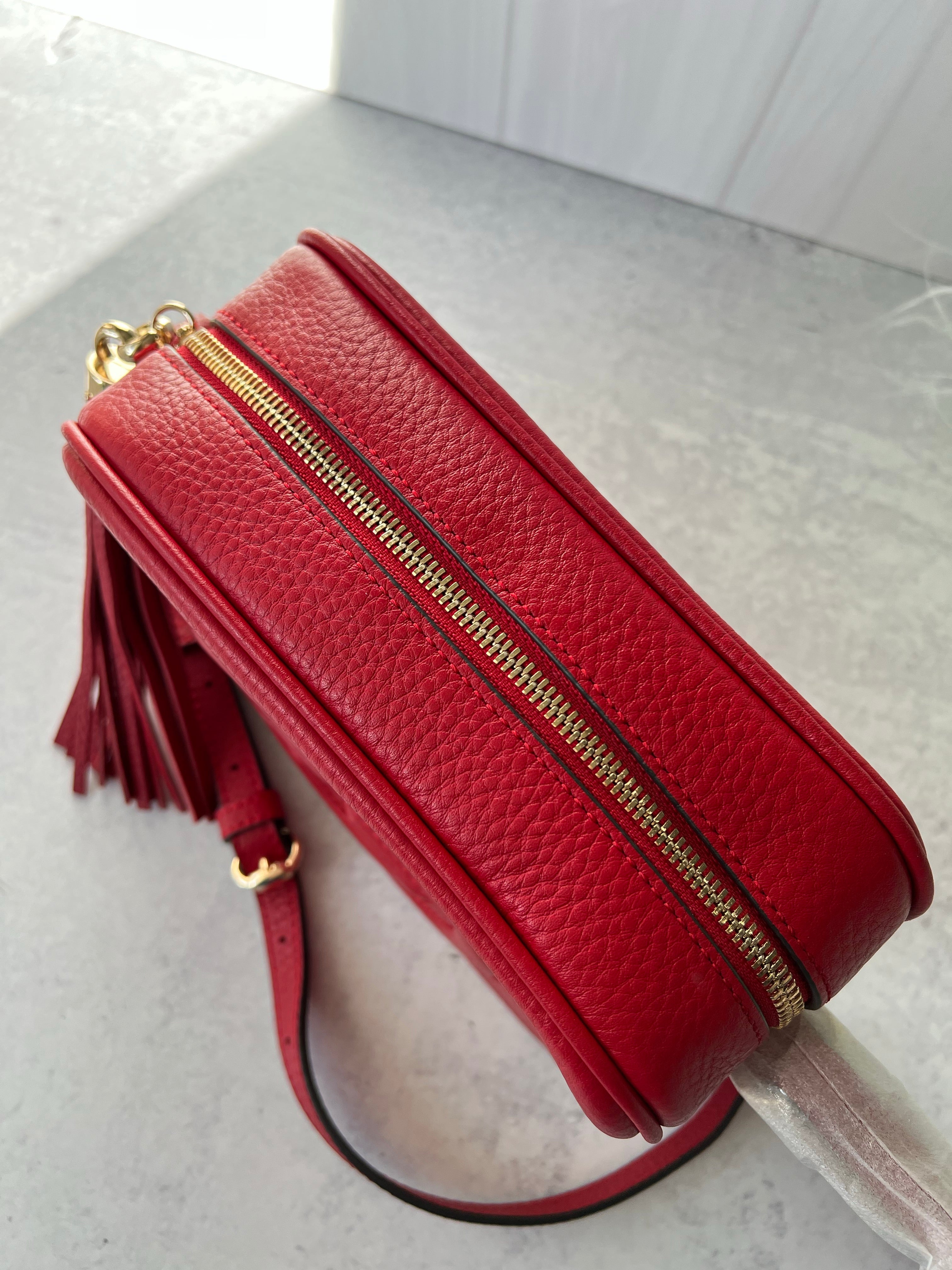 [TOP] GUCCI Soho Bag - Red